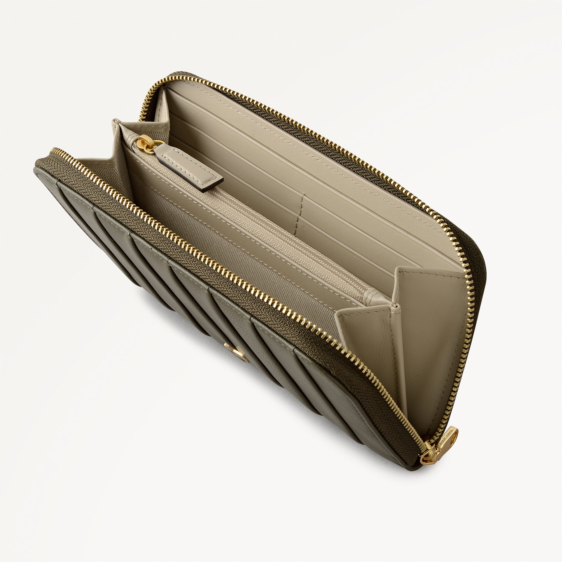 Burton Way Large Zip Around Wallet in Pine Needle - 112709