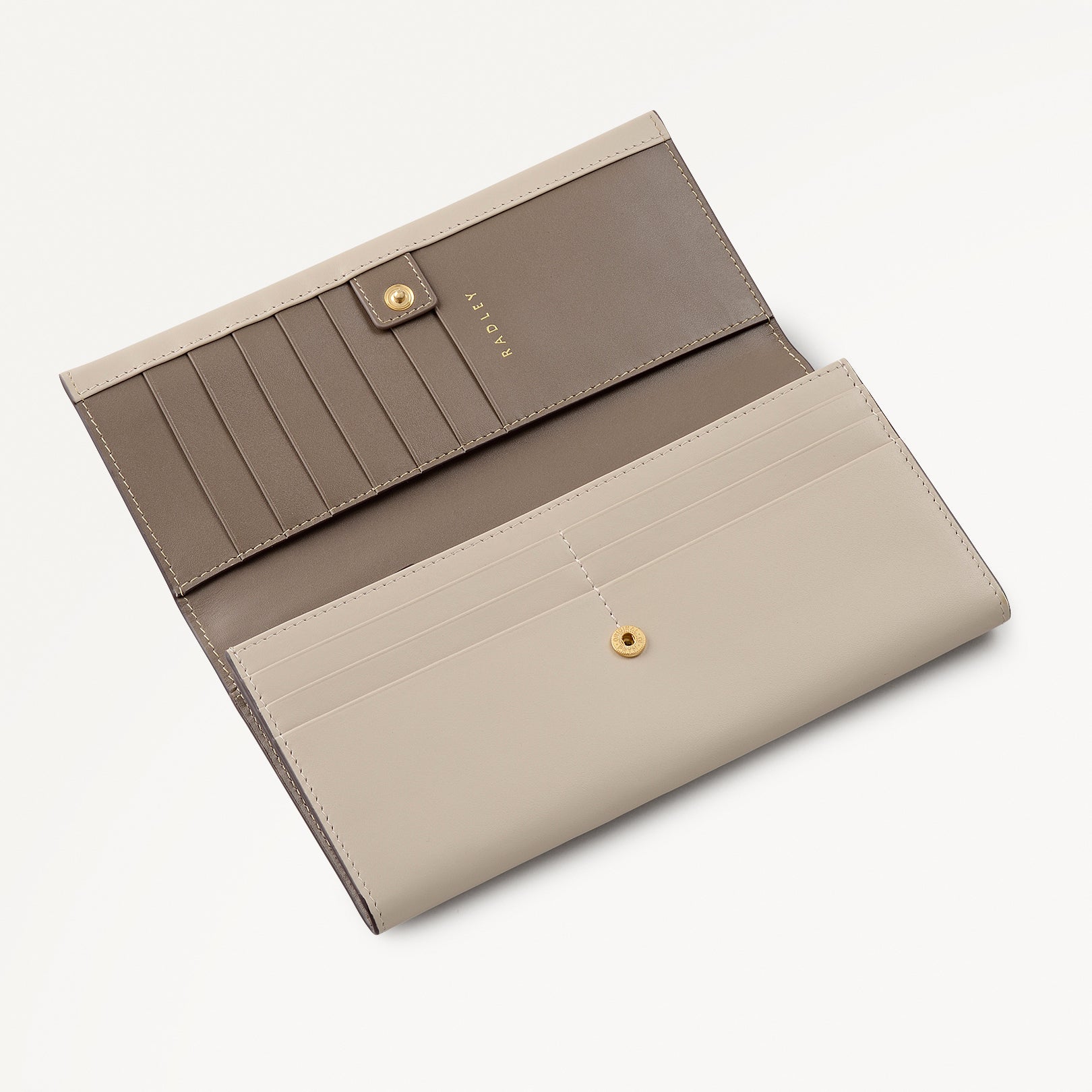 Heritage Radley - Protect Leather Large Flapover Wallet in Porcini - 112778