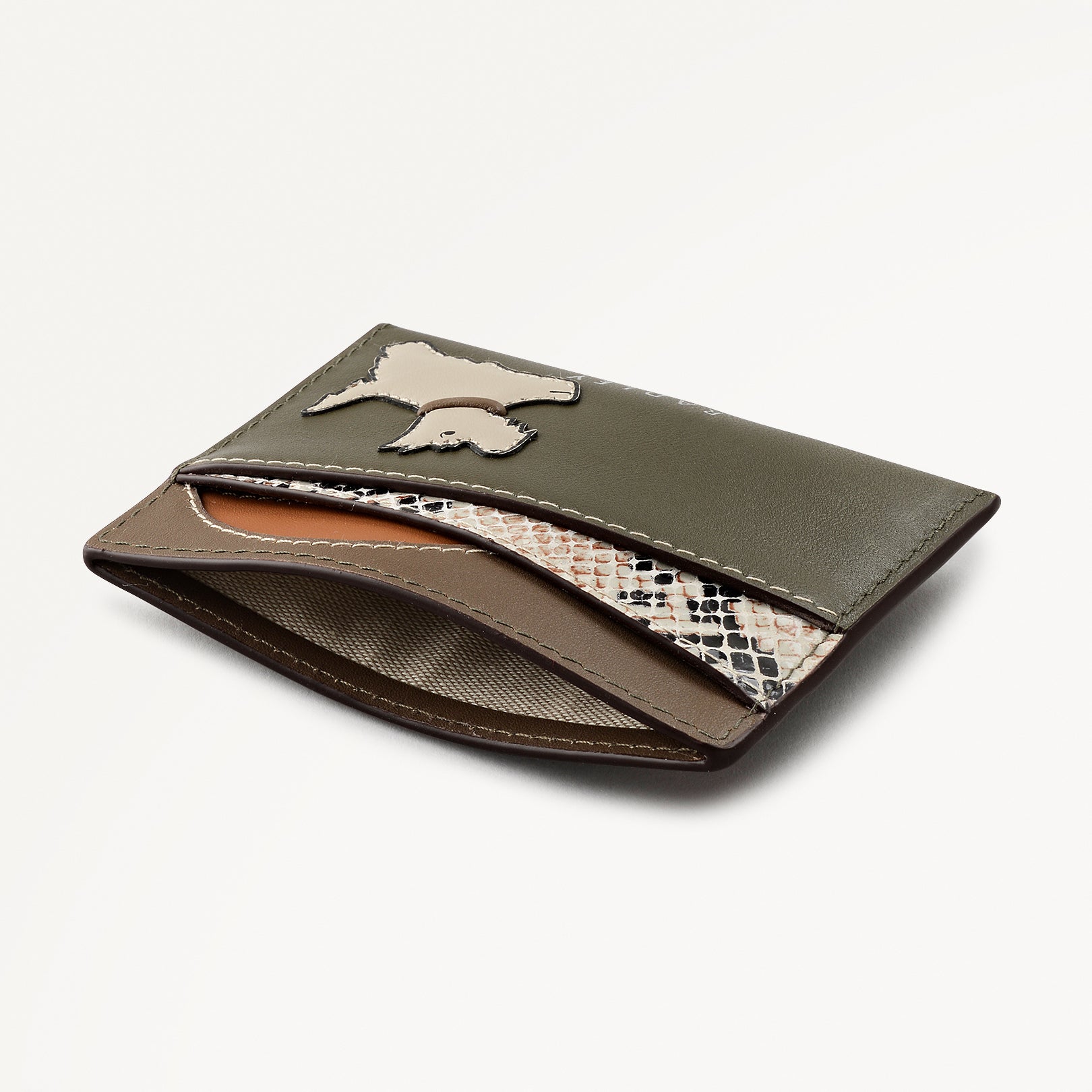 Over The Hills Small Card Holder in Coffee - 112816