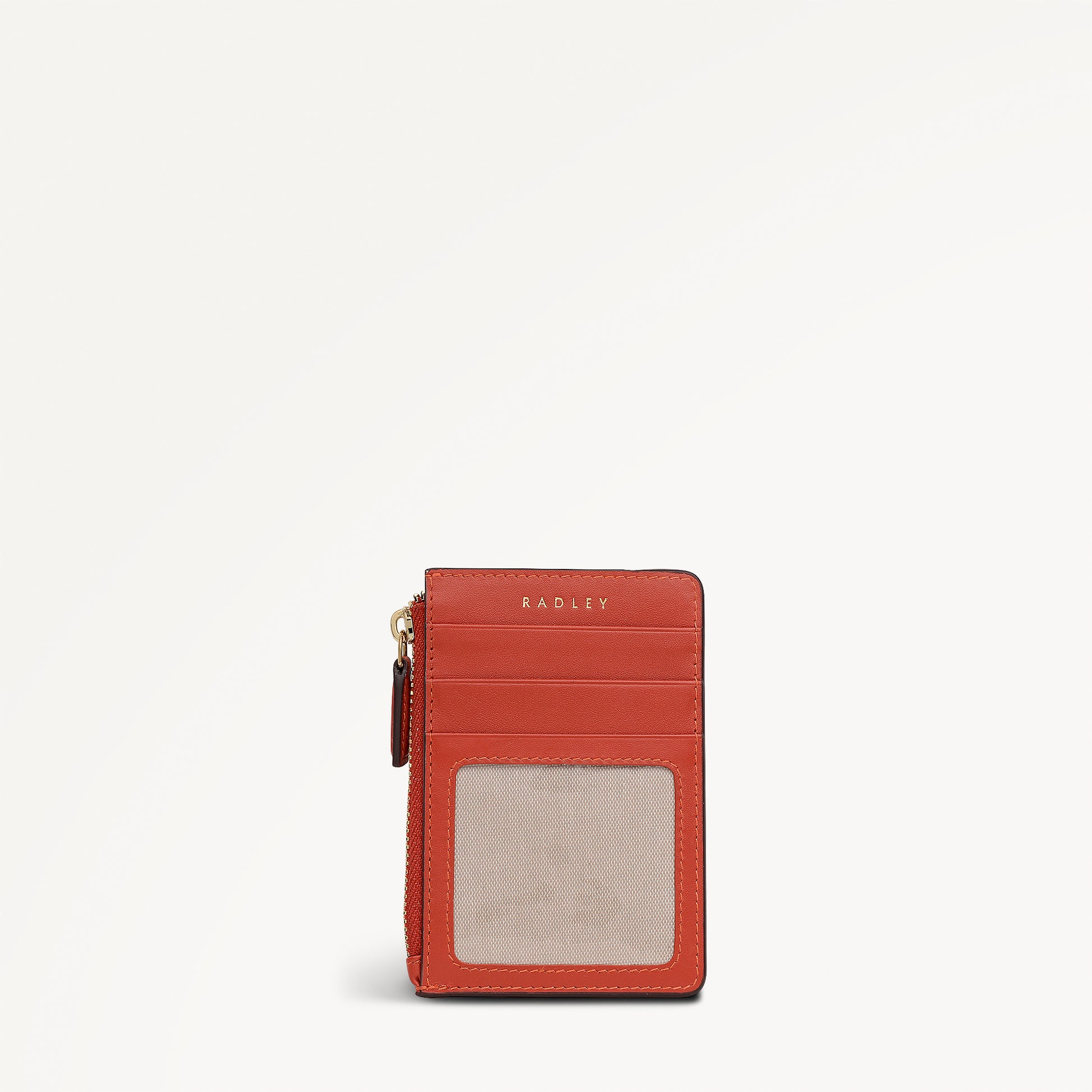 Heritage Radley - Protect Leather Small Ziptop Coin Purse in Flame - 112820