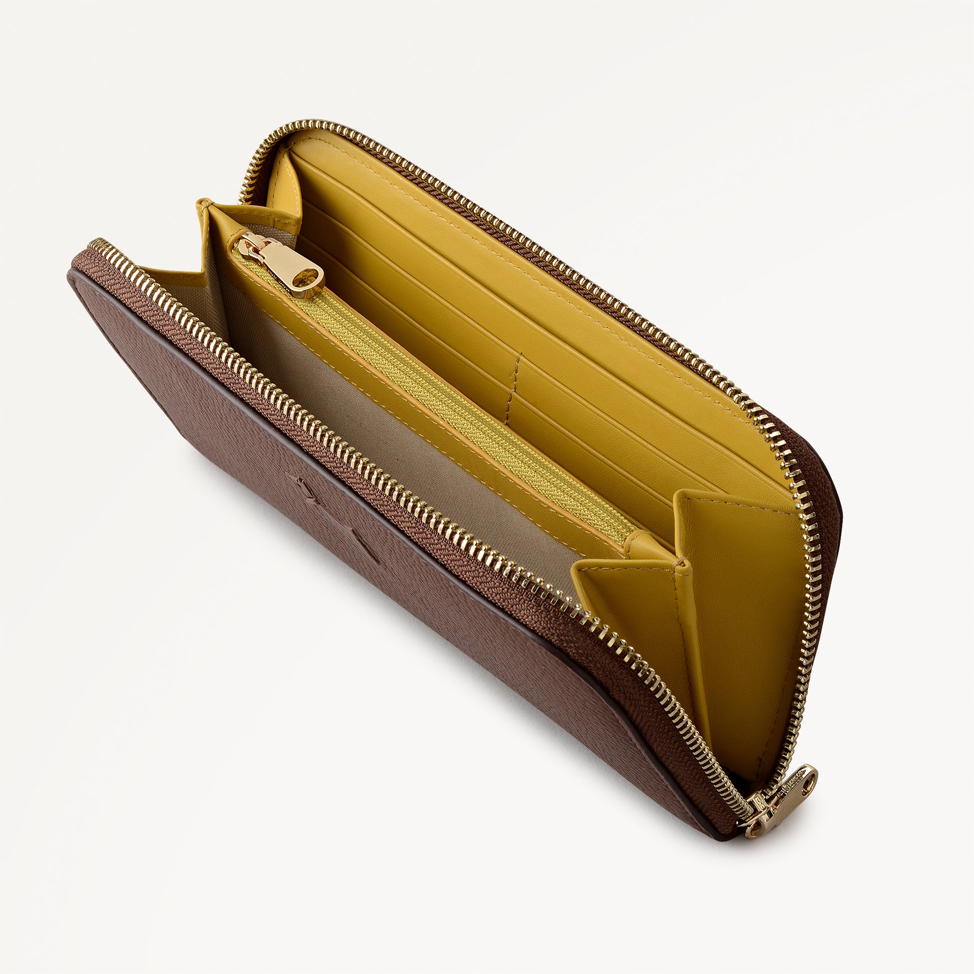 Radley Authentic Leather Large Zip Around Wallet in Chocolate - 112832