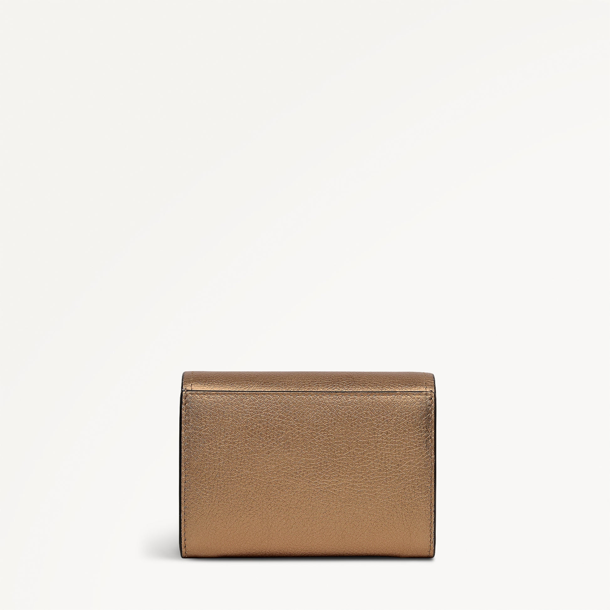 Albert Road Leather Medium Flapover Wallet in Olive Gold - 112842