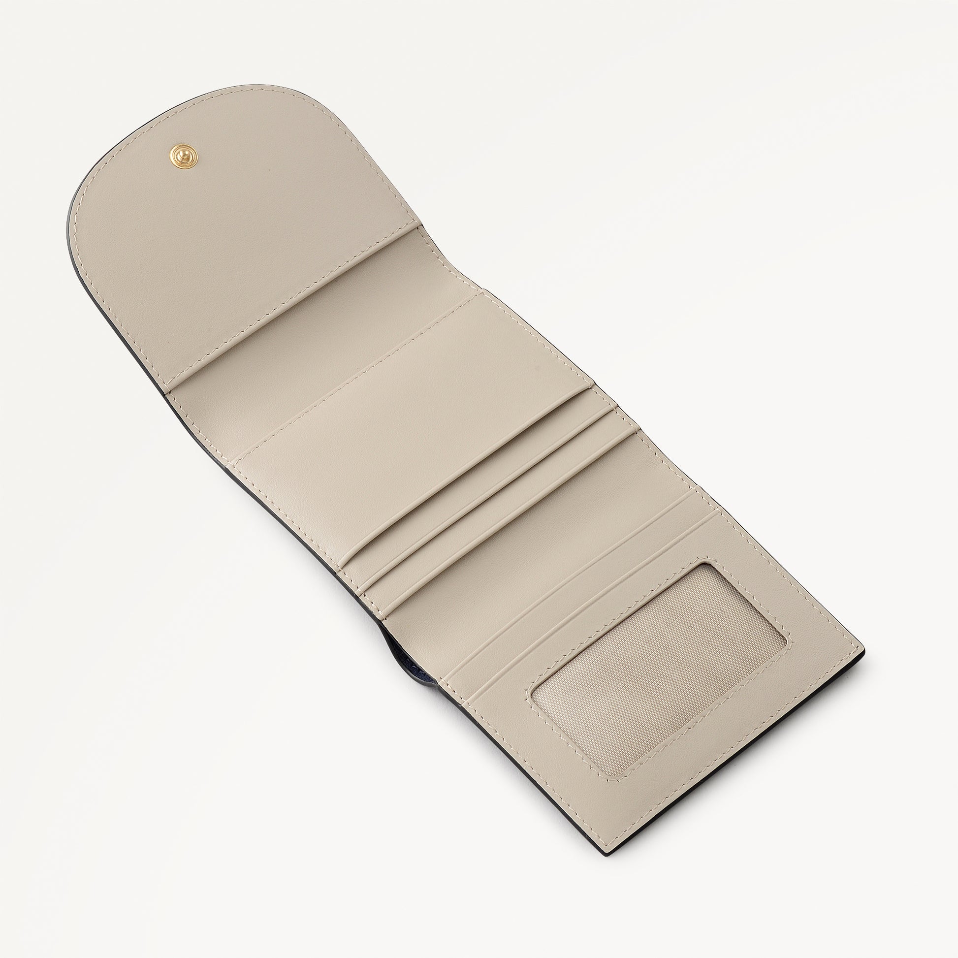 Acorntopia Leather Small Trifold Wallet in Ink - 112847