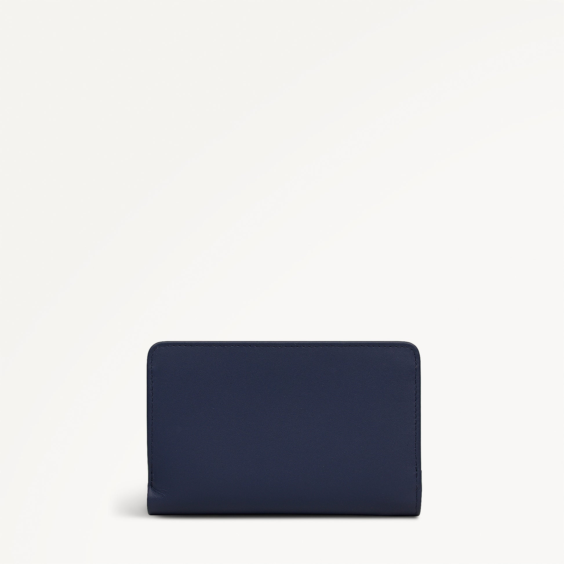 It's Written In The Snowflakes Leather Medium Bifold Wallet in Dark Blue - 112851