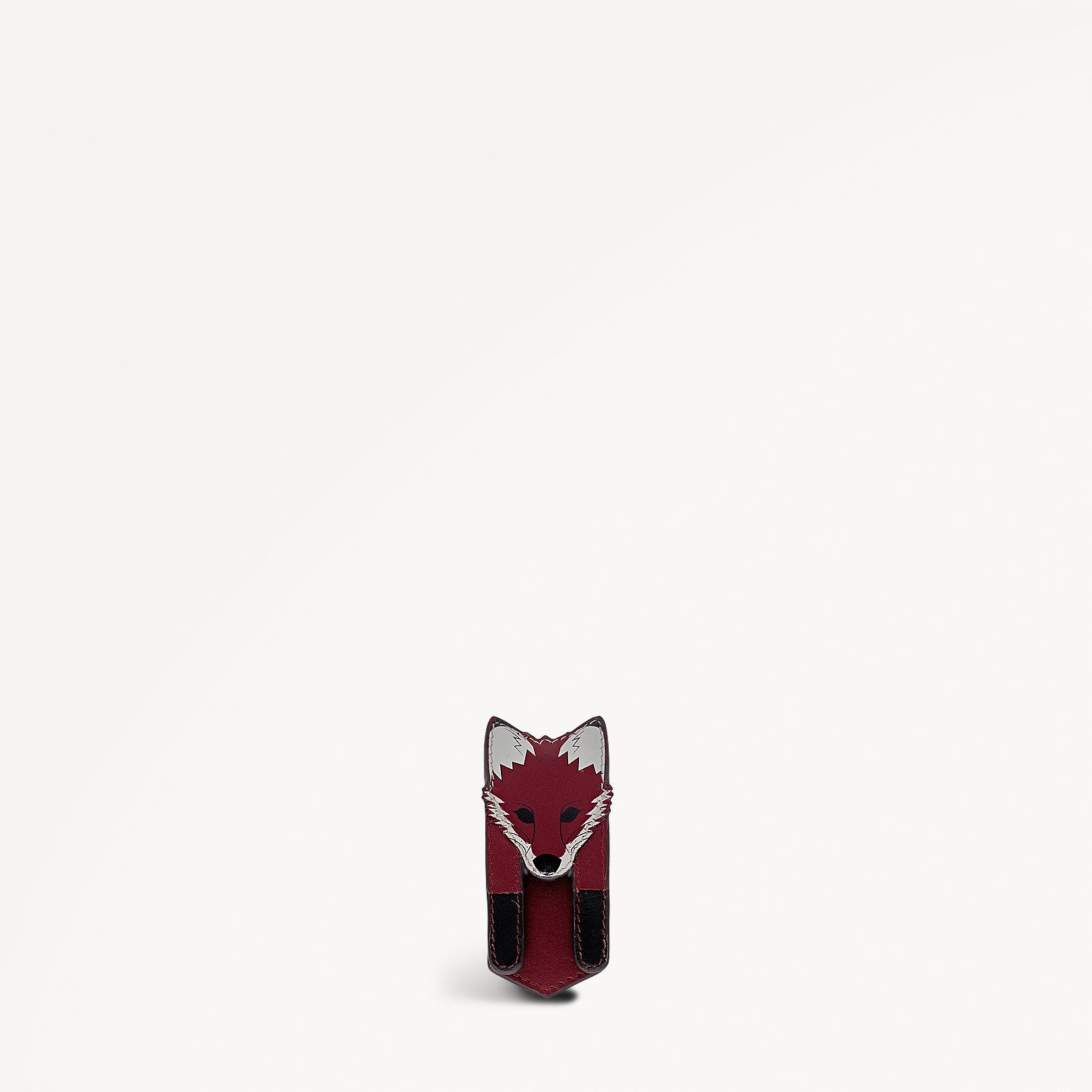 Fleeting Fox Leather Bookmark Boxed Carmine - 112859