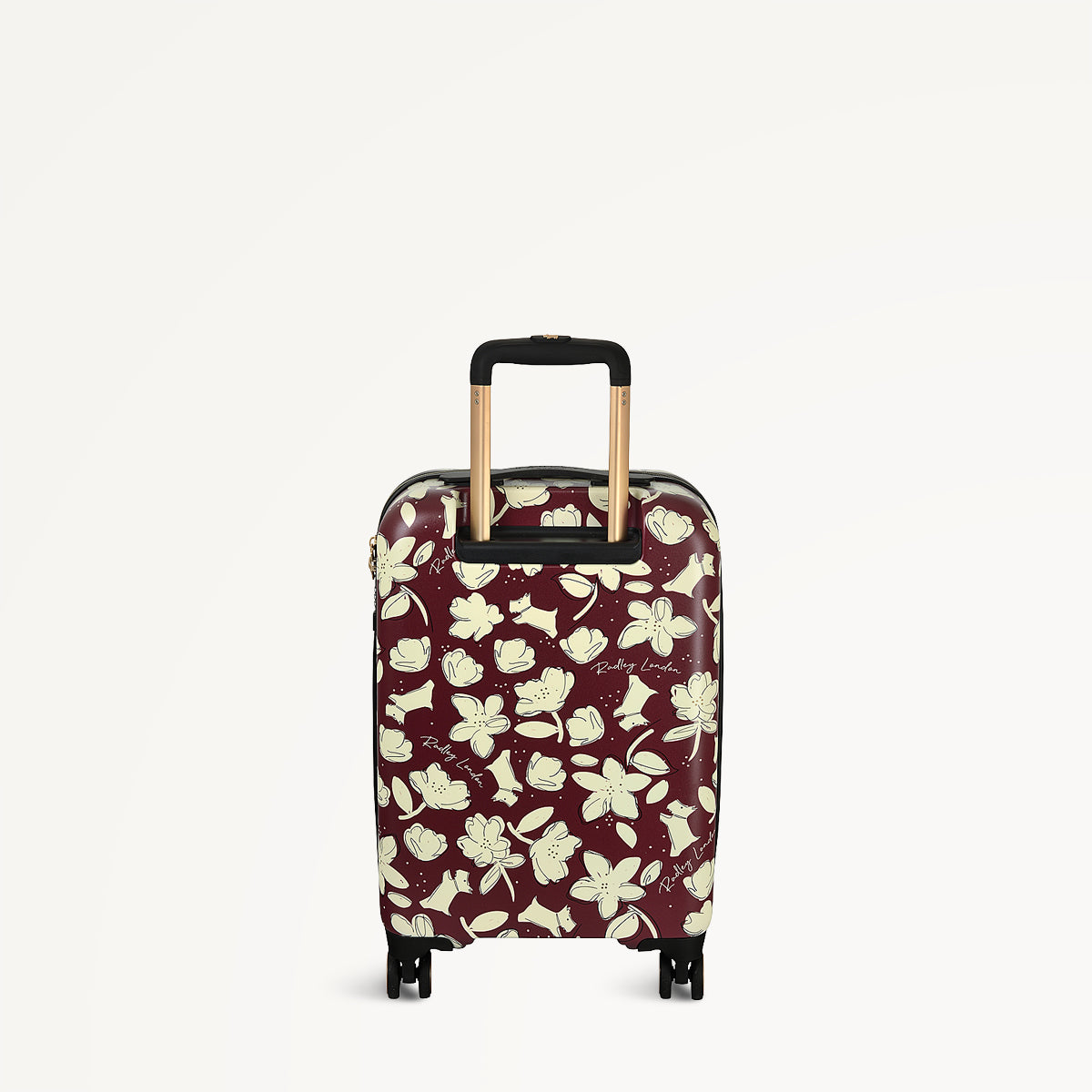 Thrift Floral 4 Wheel Carry On Dark Cherry - 112889