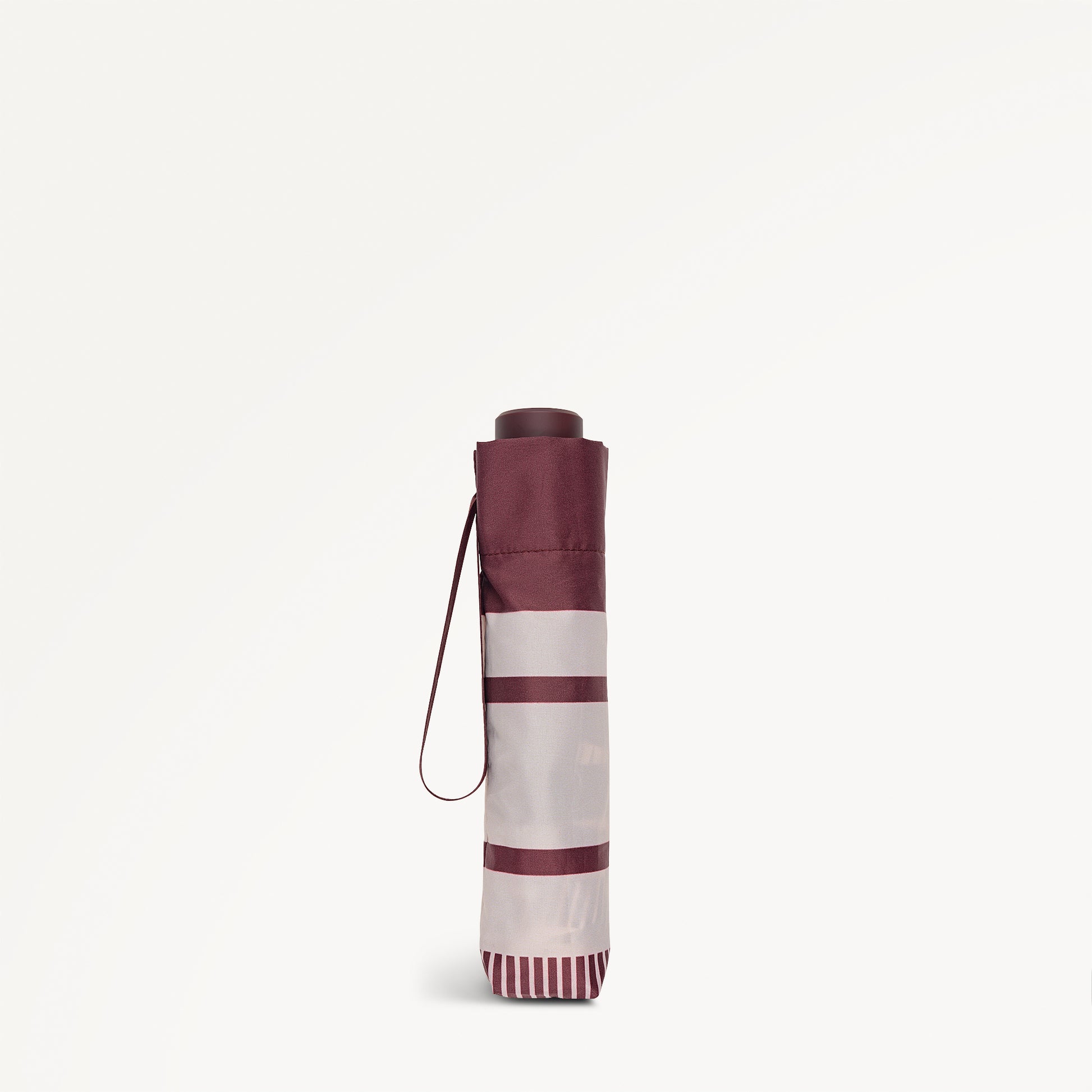 Radley Stripe Responsible Handbag Umbrella Dark Cherry - 112916