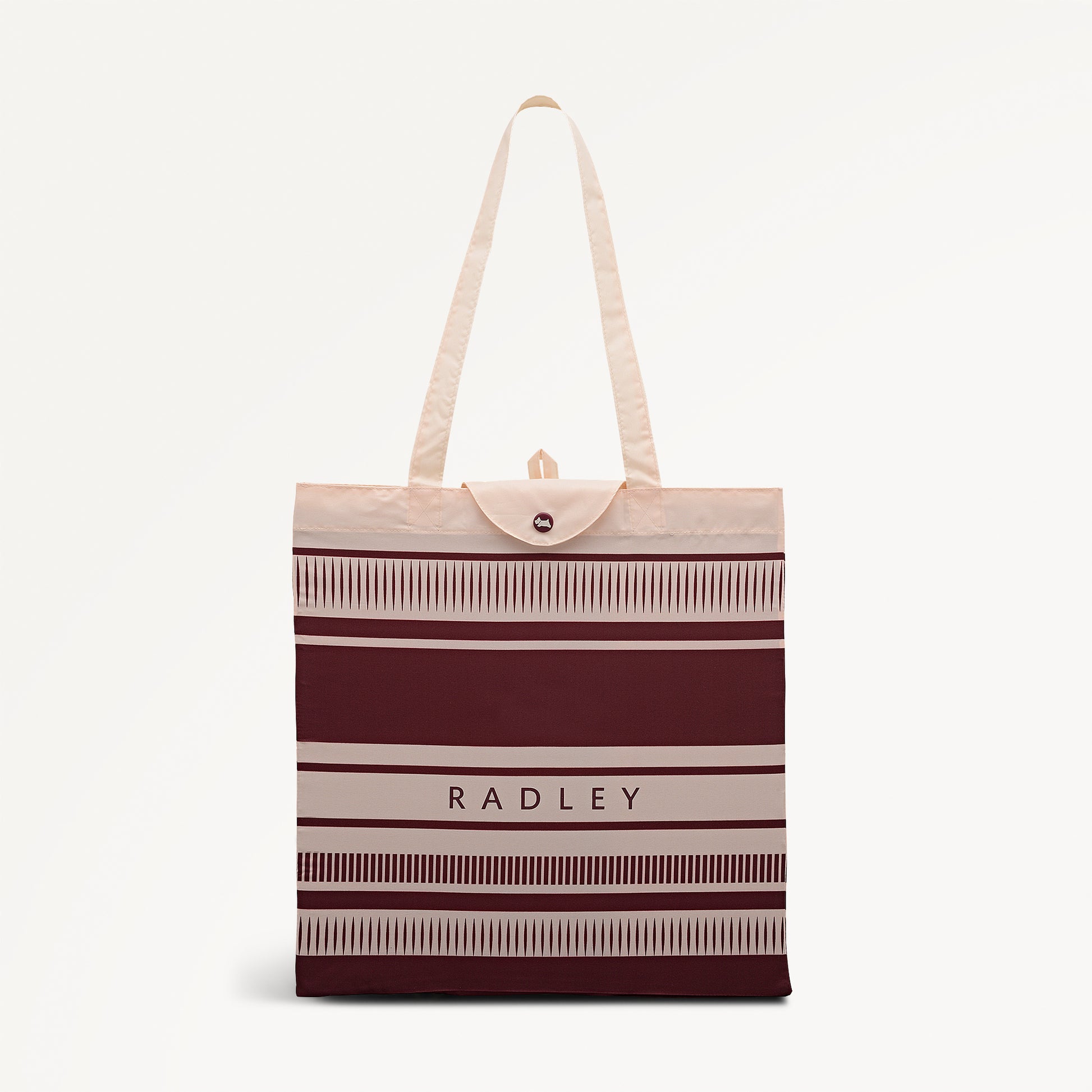 Radley Stripe Responsible Foldaway Dark Cherry - 112917
