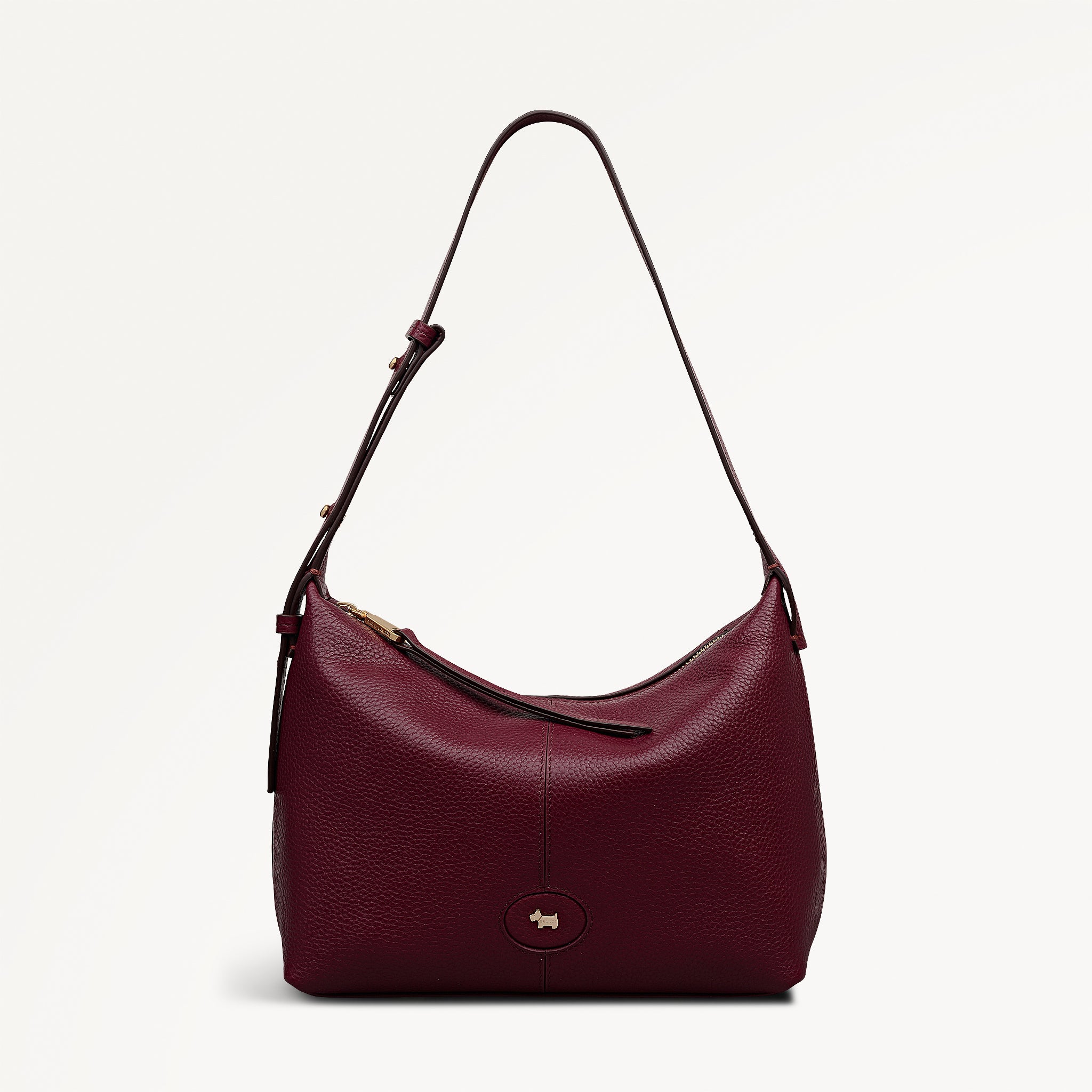 Dark Cherry Medium Ziptop Shoulder Bag | Maldon Mews SS26 | Radley