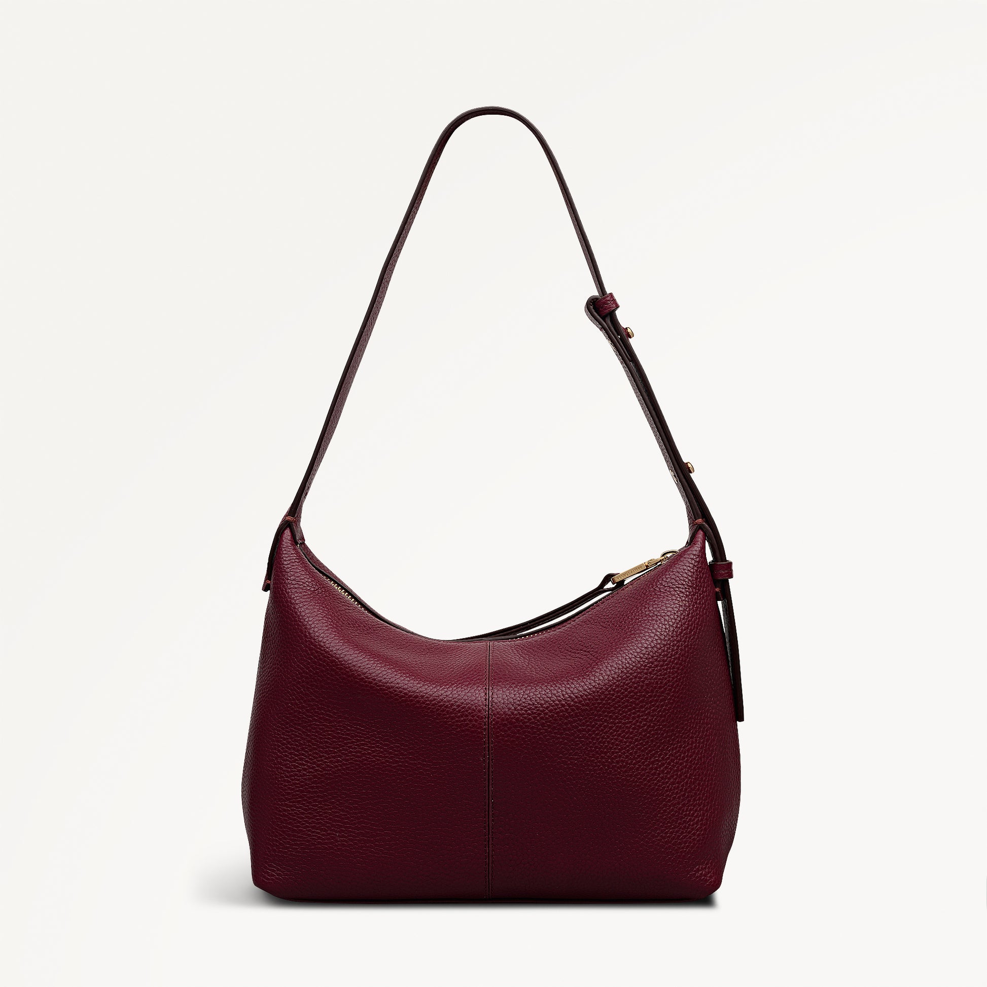 Maldon Mews Medium Ziptop Shoulder Dark Cherry - 112928