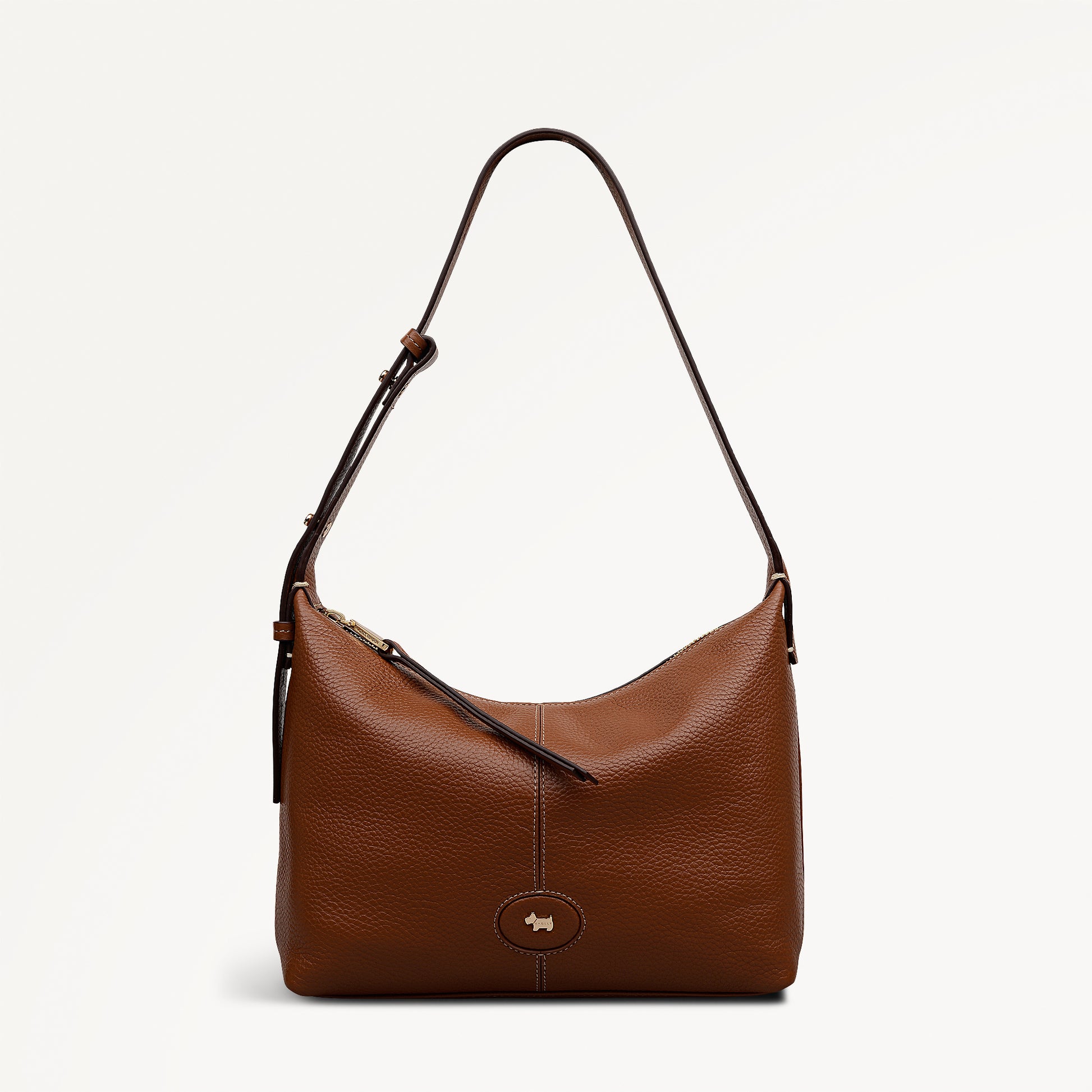 Maldon Mews Medium Ziptop Shoulder Cognac - 112929