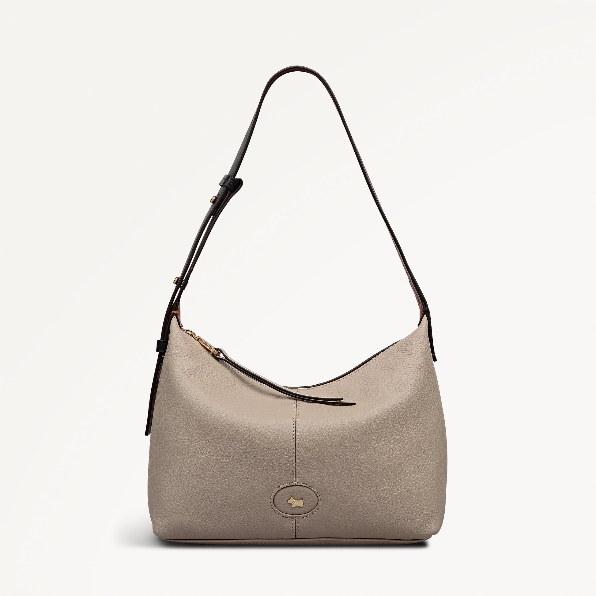 Maldon Mews - Colourblock Medium Ziptop Shoulder Porcini - 112935