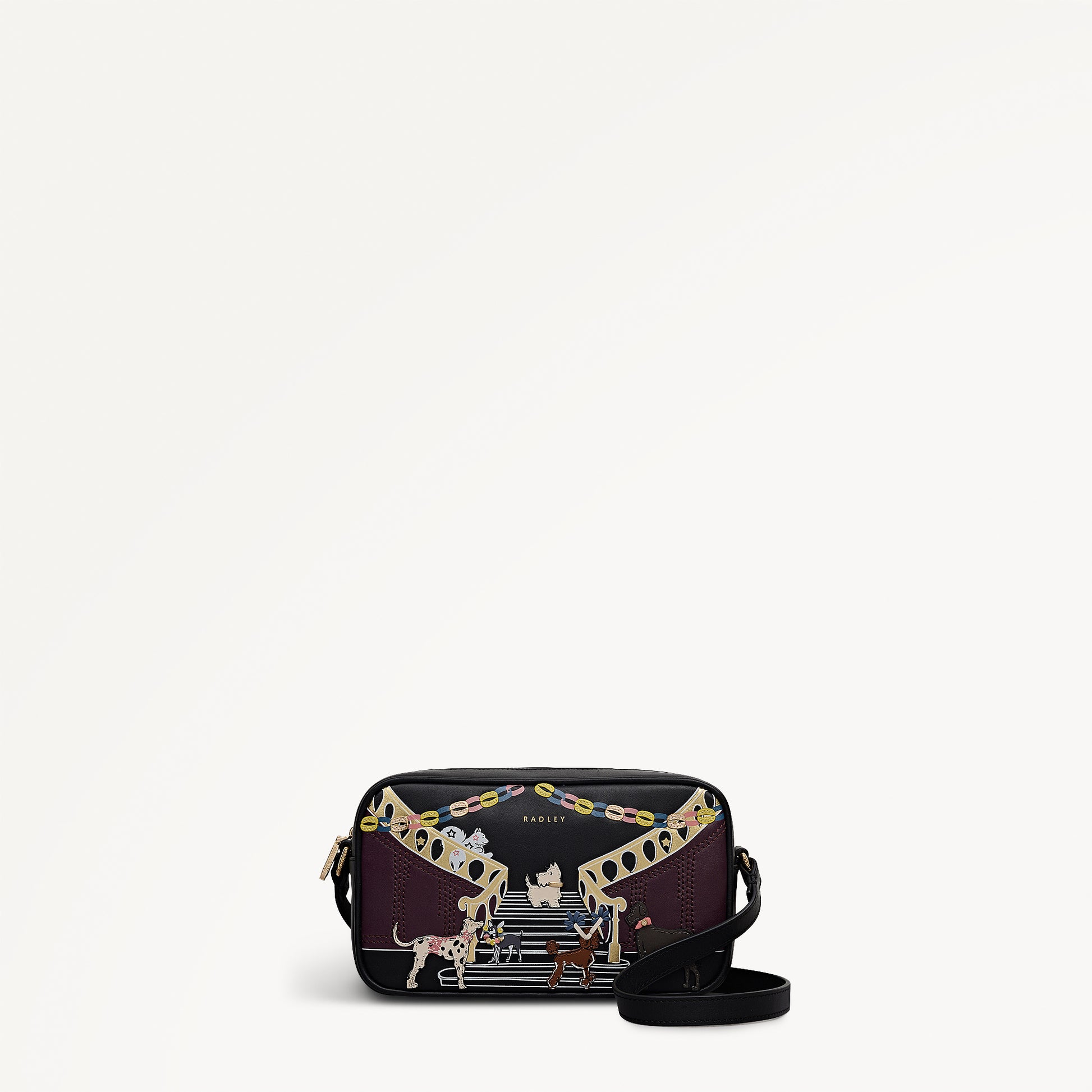Party Pals Small Ziptop Cross Body Black - 112957