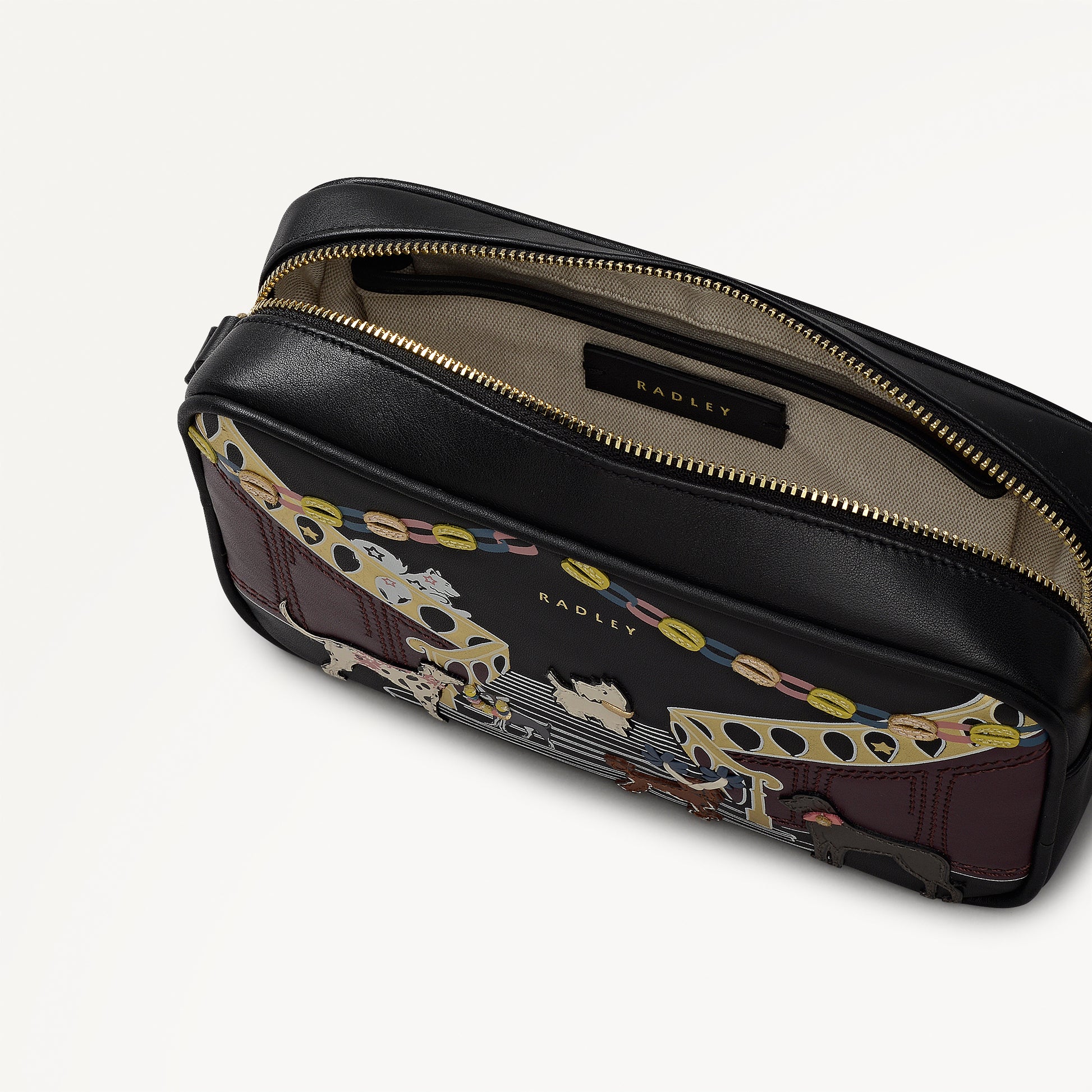 Party Pals Small Ziptop Cross Body Black - 112957