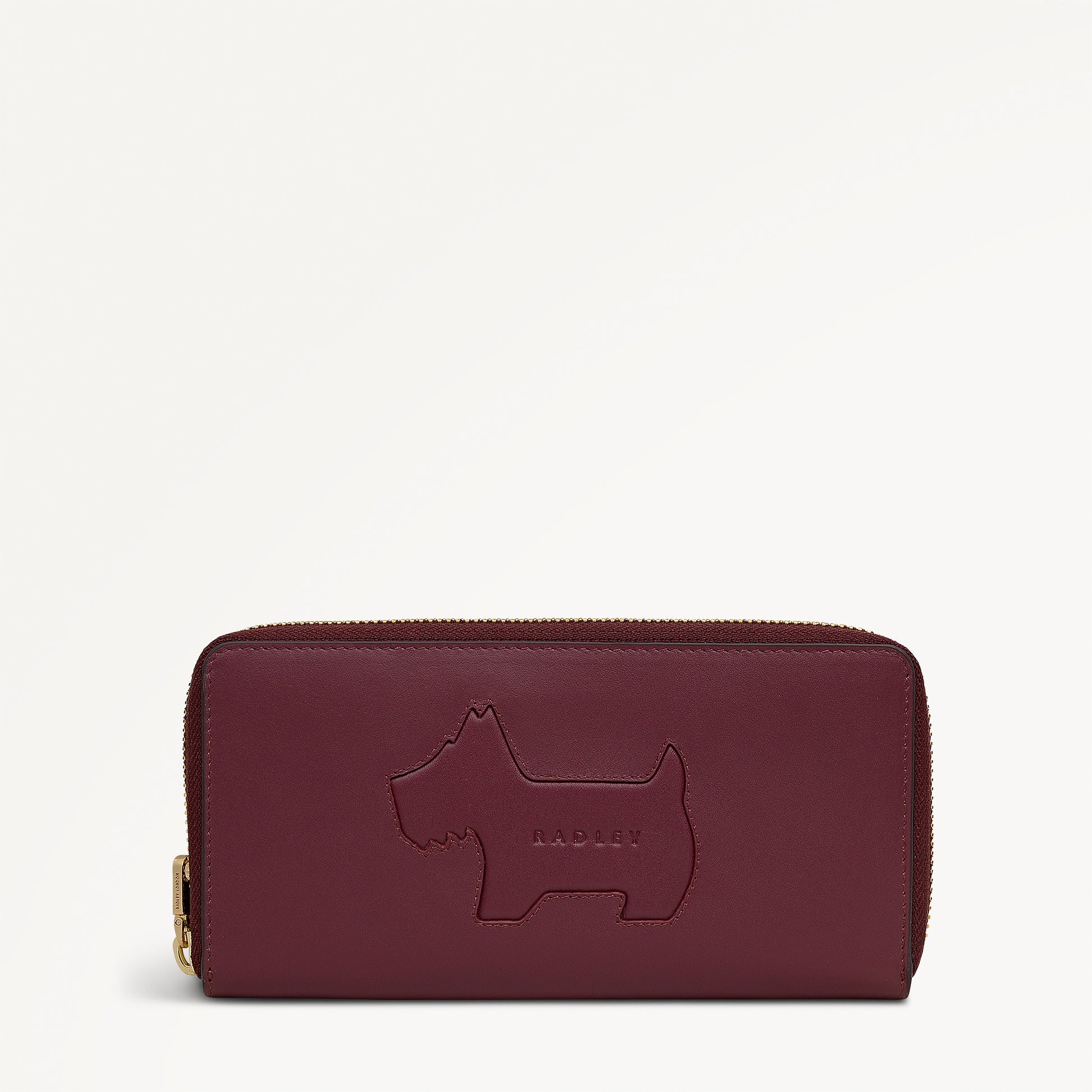 Hadley Lane Large Zip Around Wallet Dark Cherry - 112969