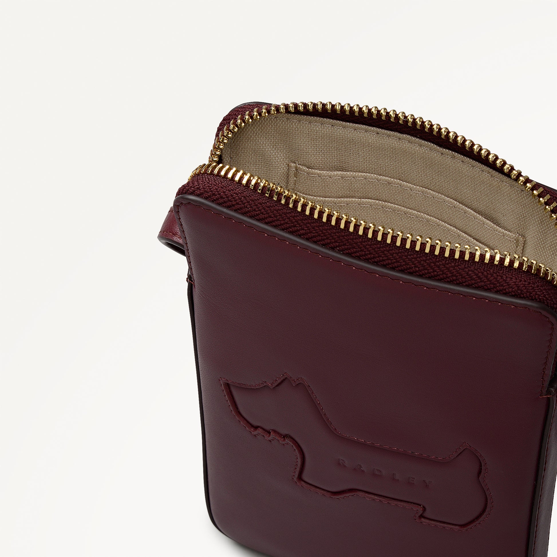 Hadley Lane Medium Phone Cross Body Dark Cherry - 112974