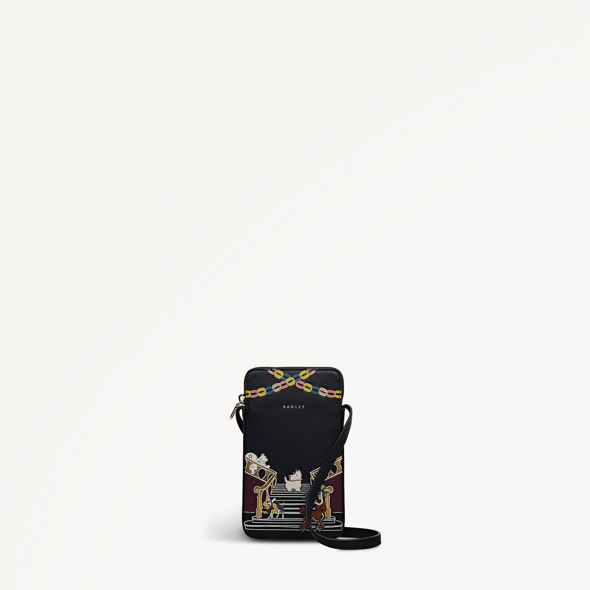 Party Pals Medium Phone Cross Body Black - 113001
