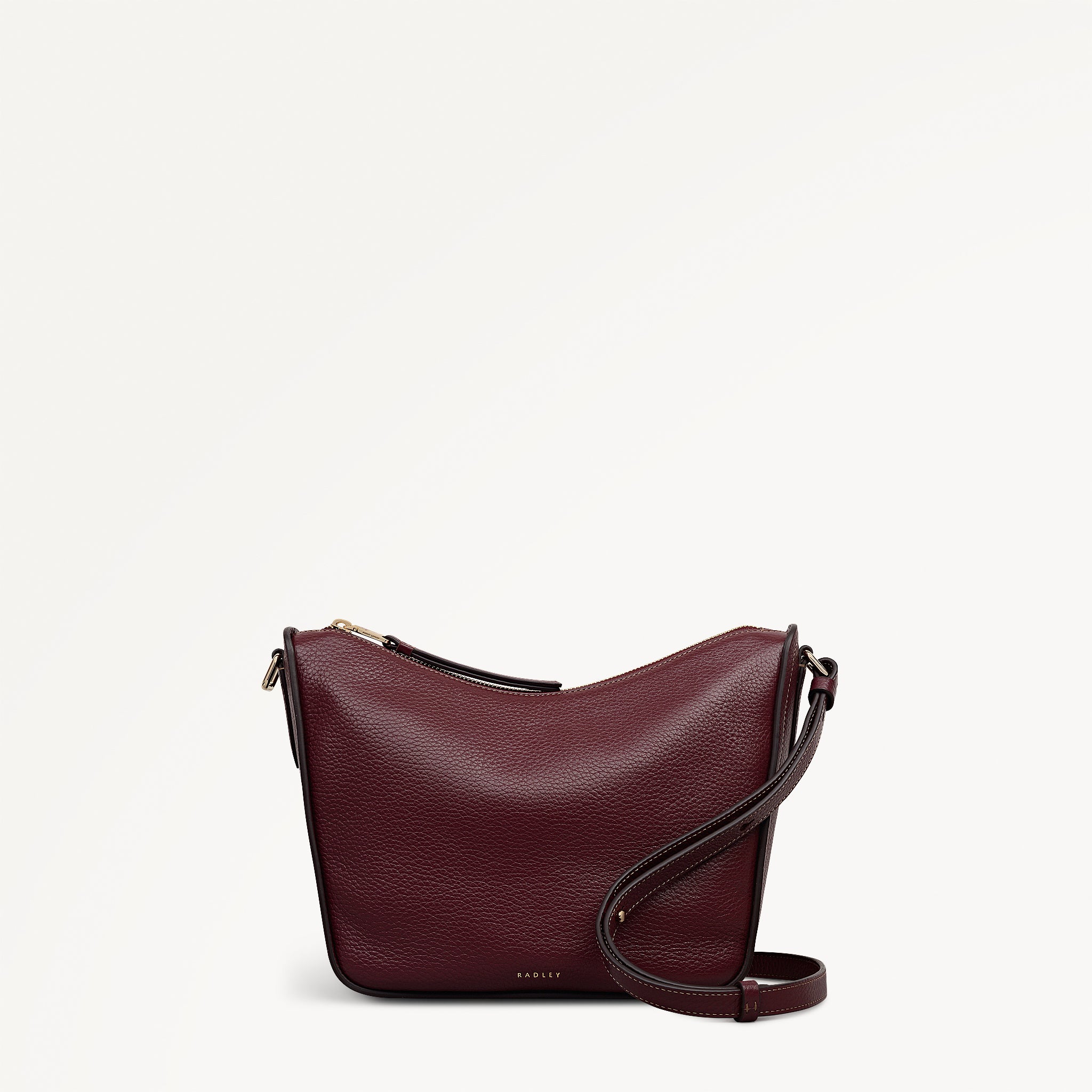 Dark Cherry Medium Ziptop Cross Body Bag | Oak Street SS26