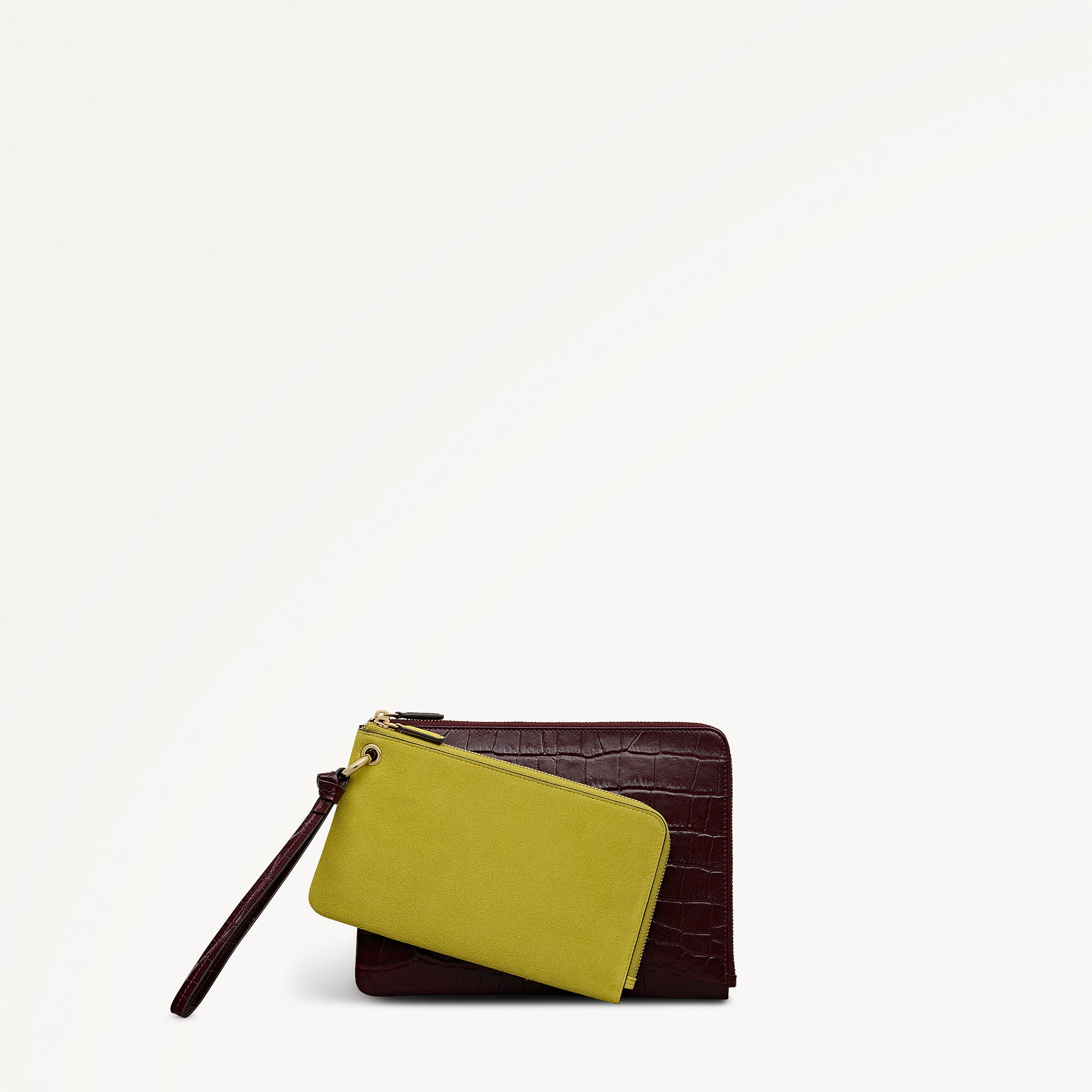 Cherry Medium Multi-Compartment Pouch | Elms Crescent SS26