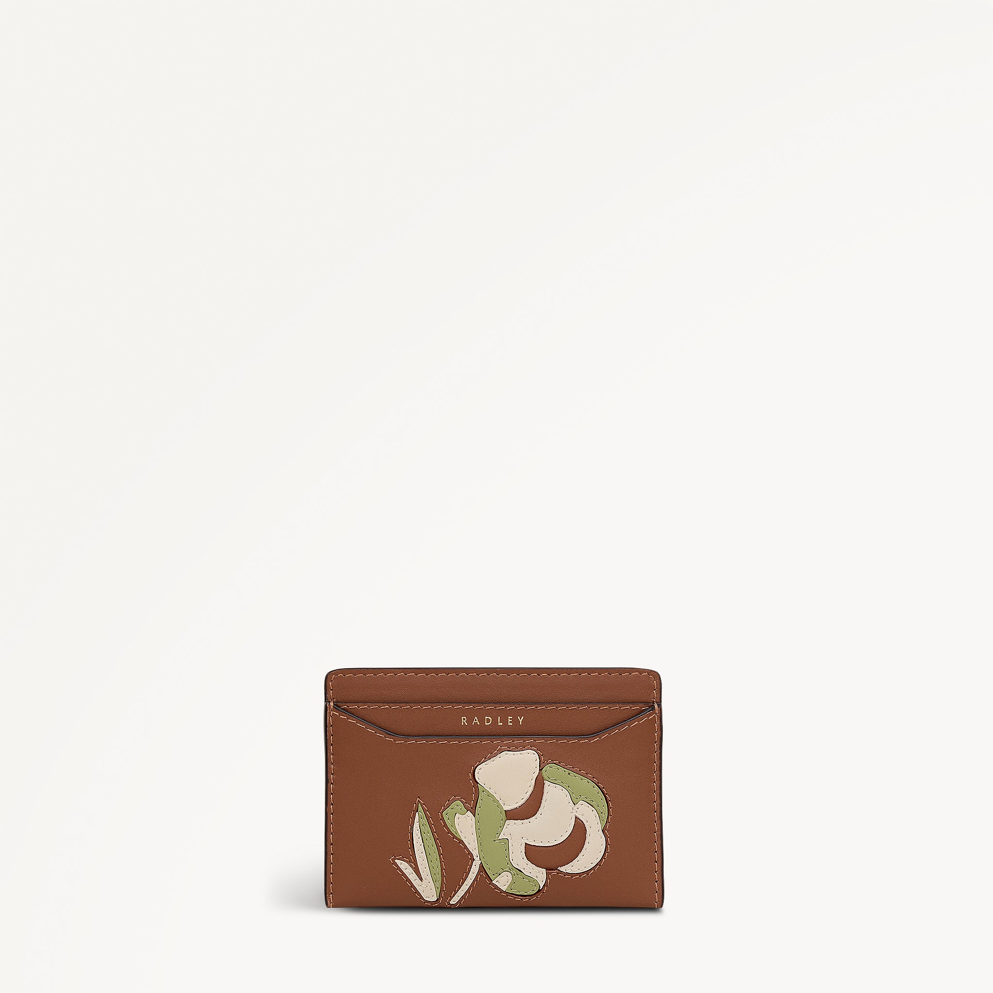 Cognac Small Card Holder | Floral SS26 | Radley London