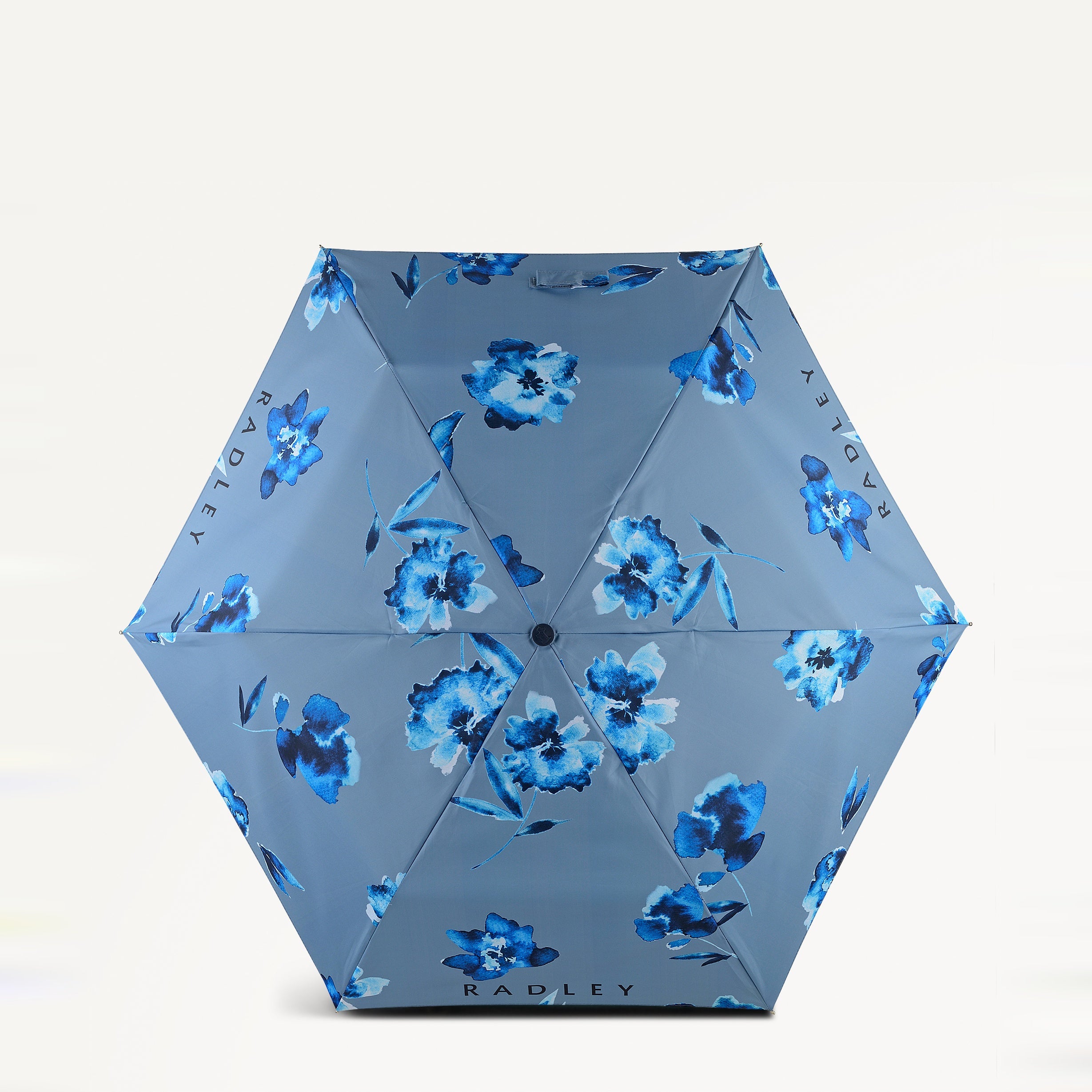 Painterly Floral Responsible Handbag Umbrella Denim - 113273