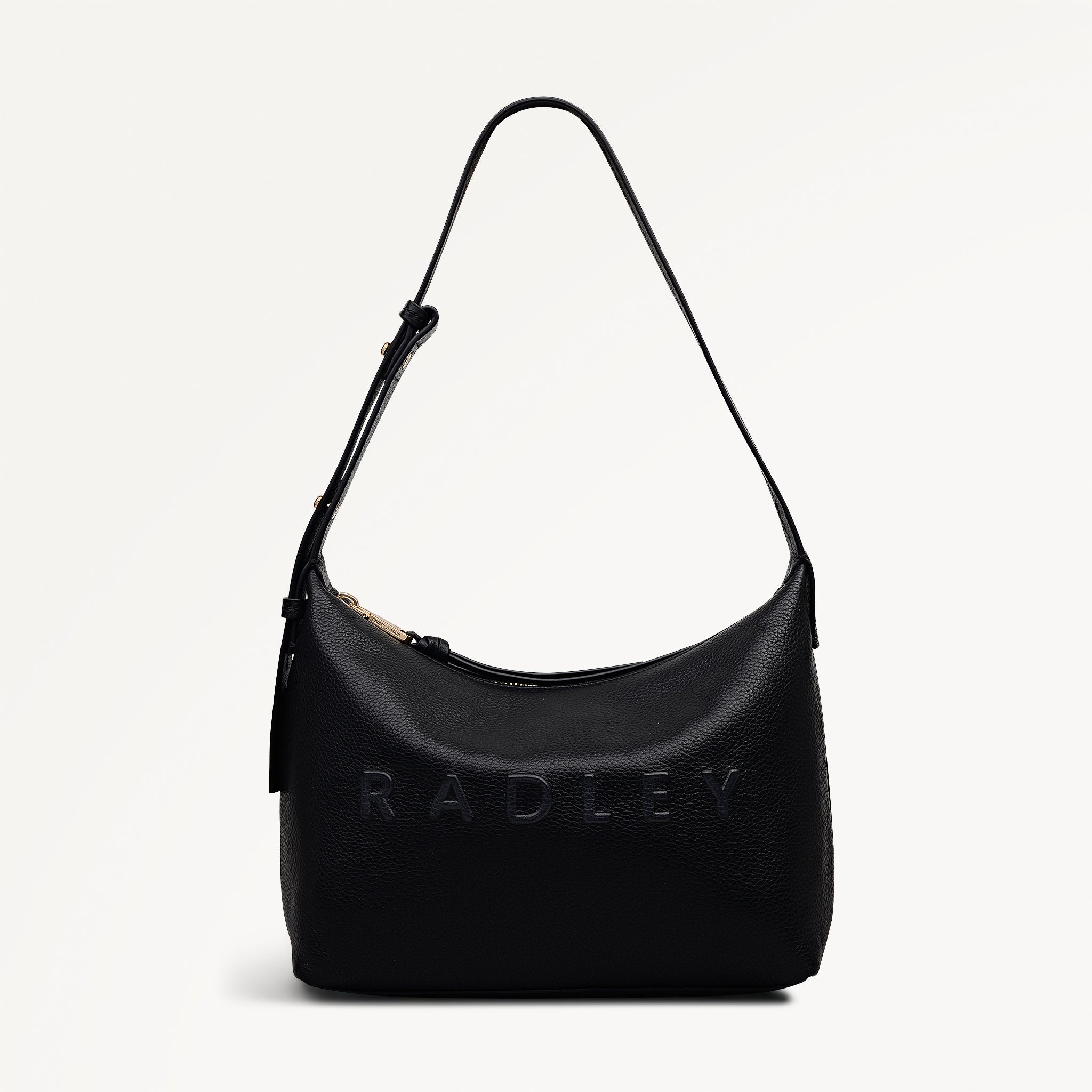 Black Medium Ziptop Shoulder Bag | Ridgeway Gardens SS26 | Radley
