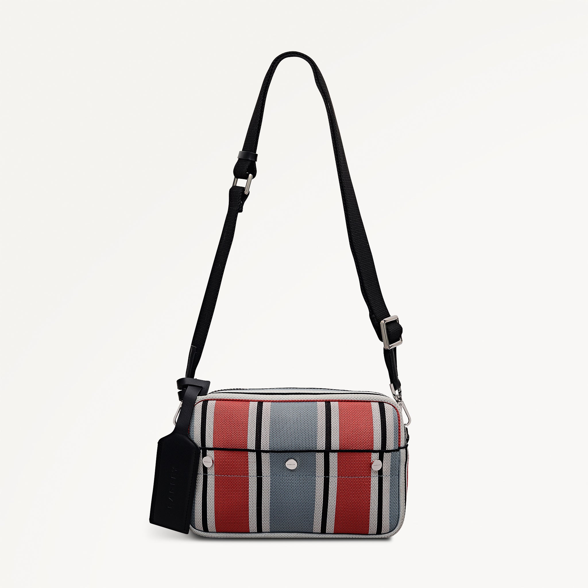 Hadleigh Place - Cabana Stripe Small Ziptop Cross Body - RHF/251/02
