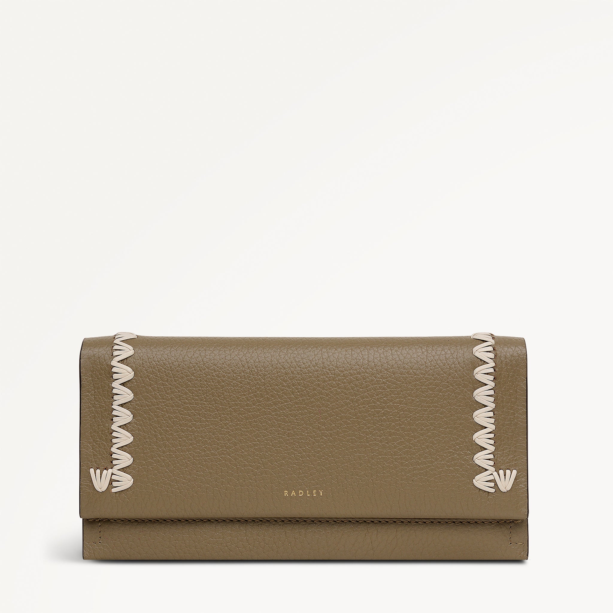 Oak Street - Stitch Large Flapover Purse - RSF15002