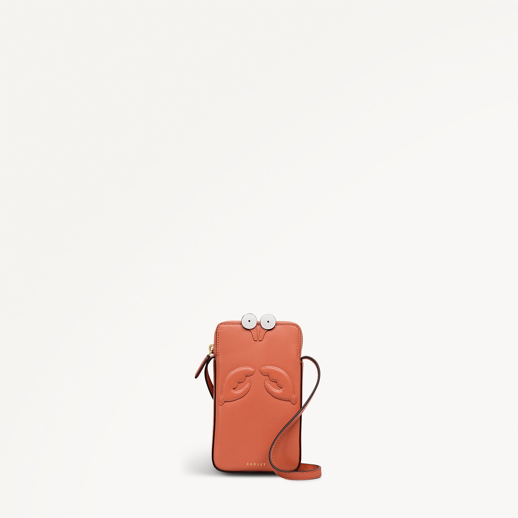 Terracotta Medium Phone Cross Body Bag | Clawde Crab SS26 | Radley
