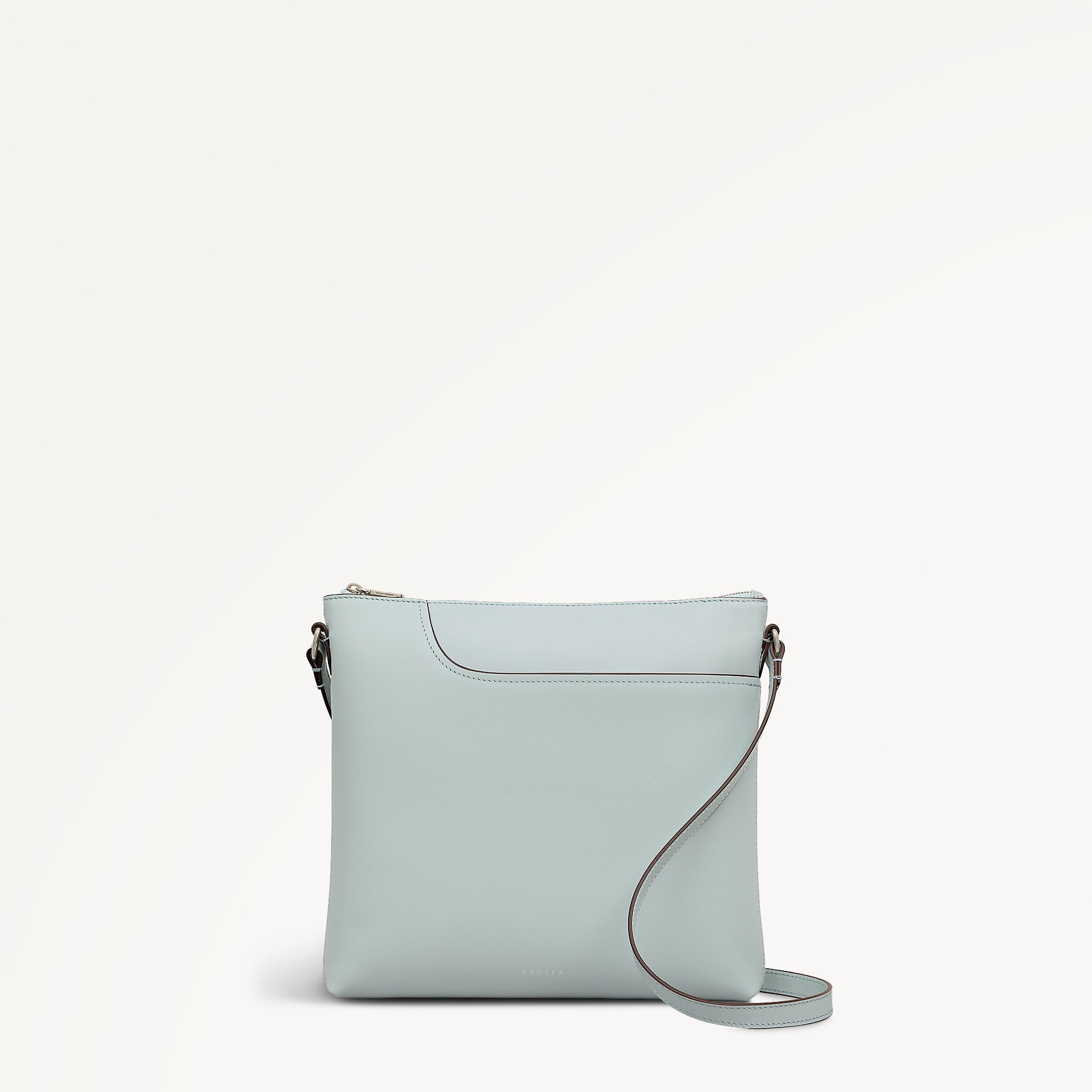 Seafoam Large Ziptop North-South Cross Body Bag | Pockets AW26