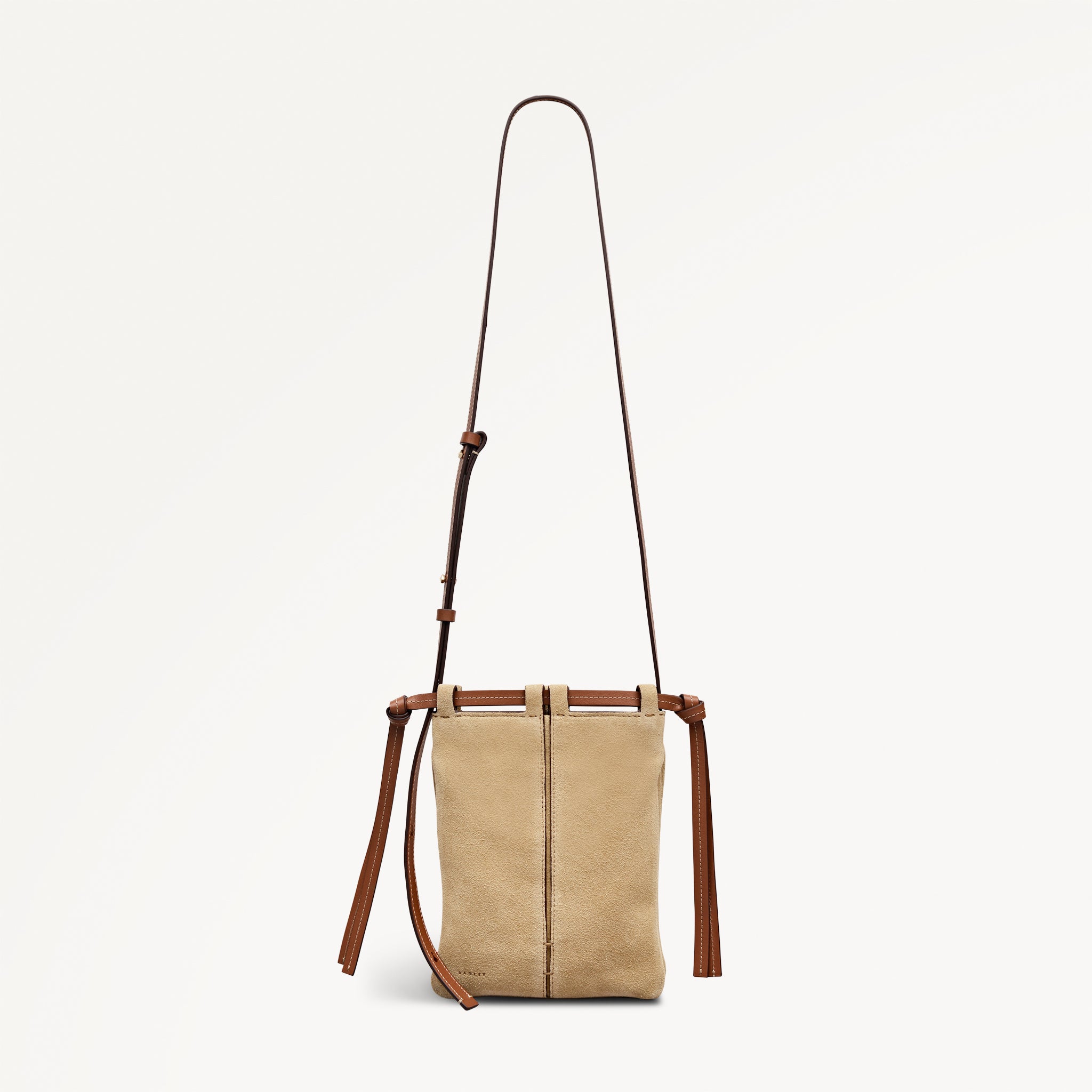 The Connaught - Suede Small Open Top Cross Body - RHG/136/04