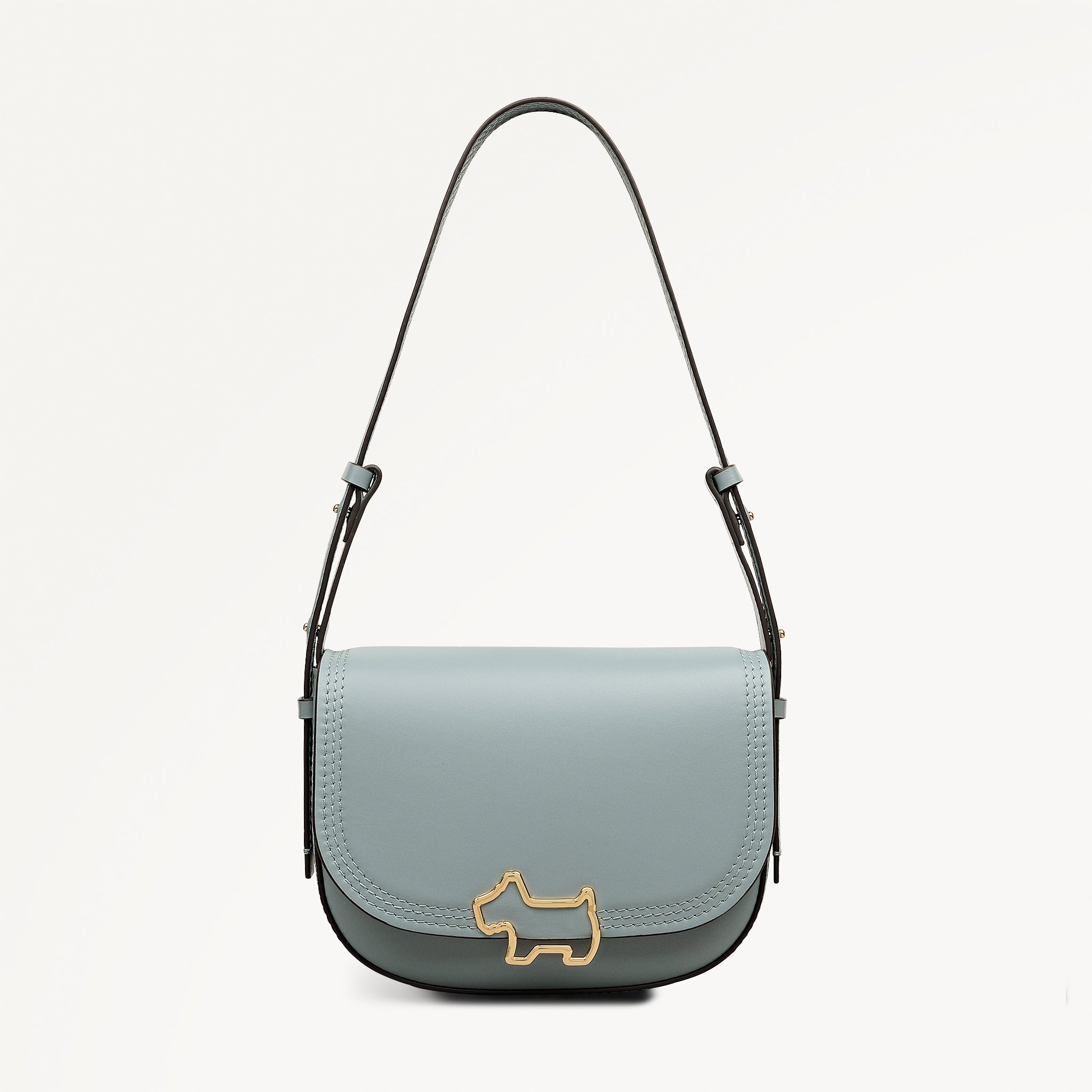 Keswick Mews Medium Flapover Shoulder Green Water - 113993