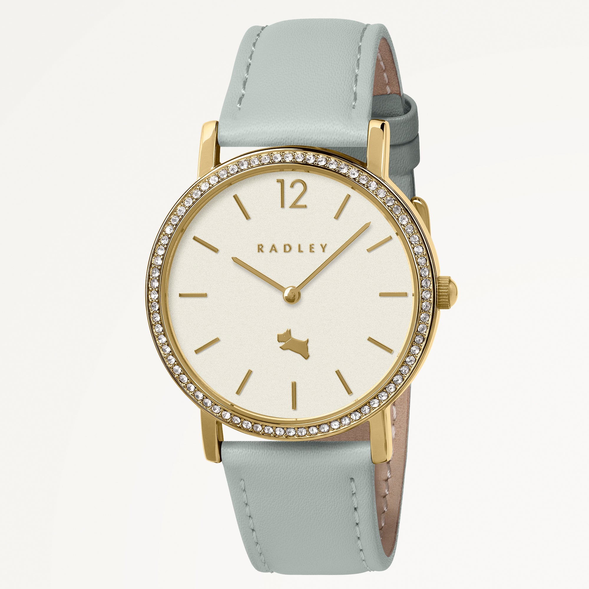 Beech Row 35Mm Leather Strap Watch Steel - RY22012A
