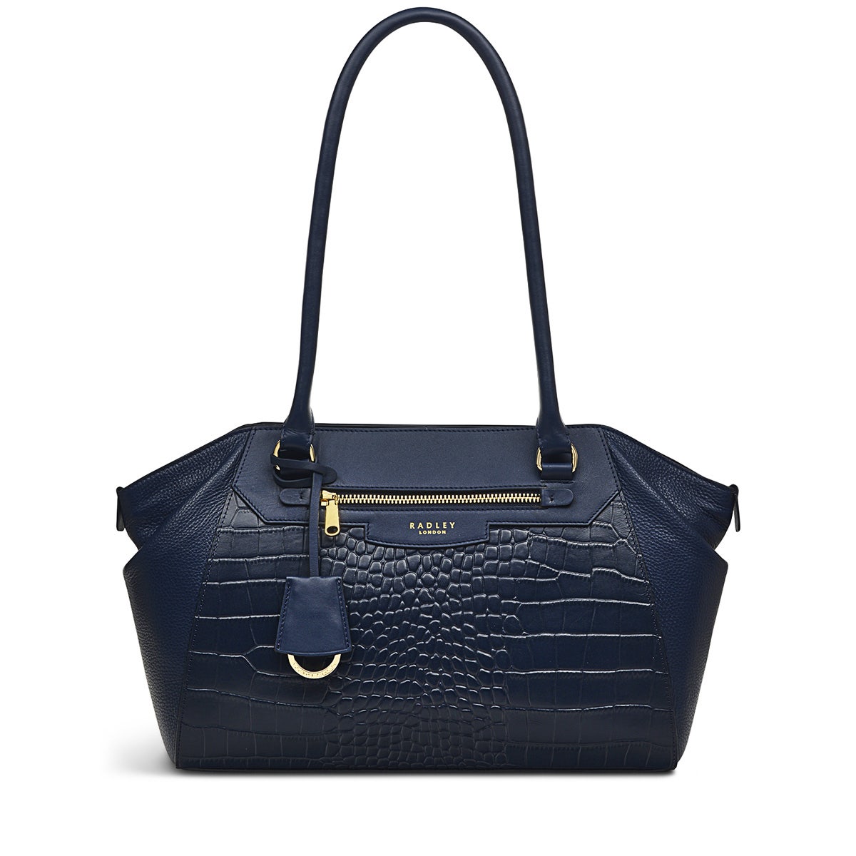 Valley Grove Leather Medium Ziptop Shoulder Bag - RHZ20001