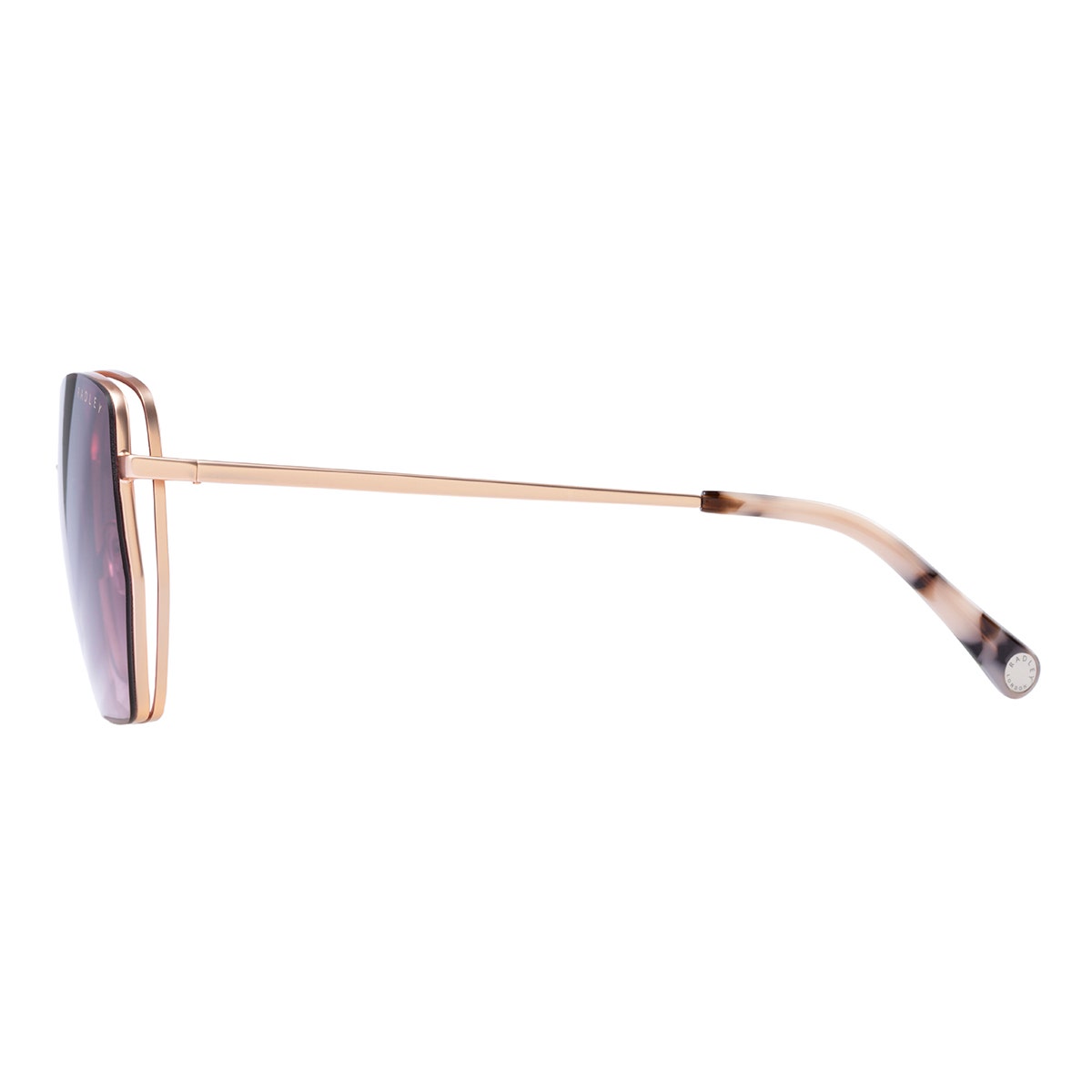 Mayfair Oversized Butterfly Shape Sunglasses in Rose Gold - O7766967