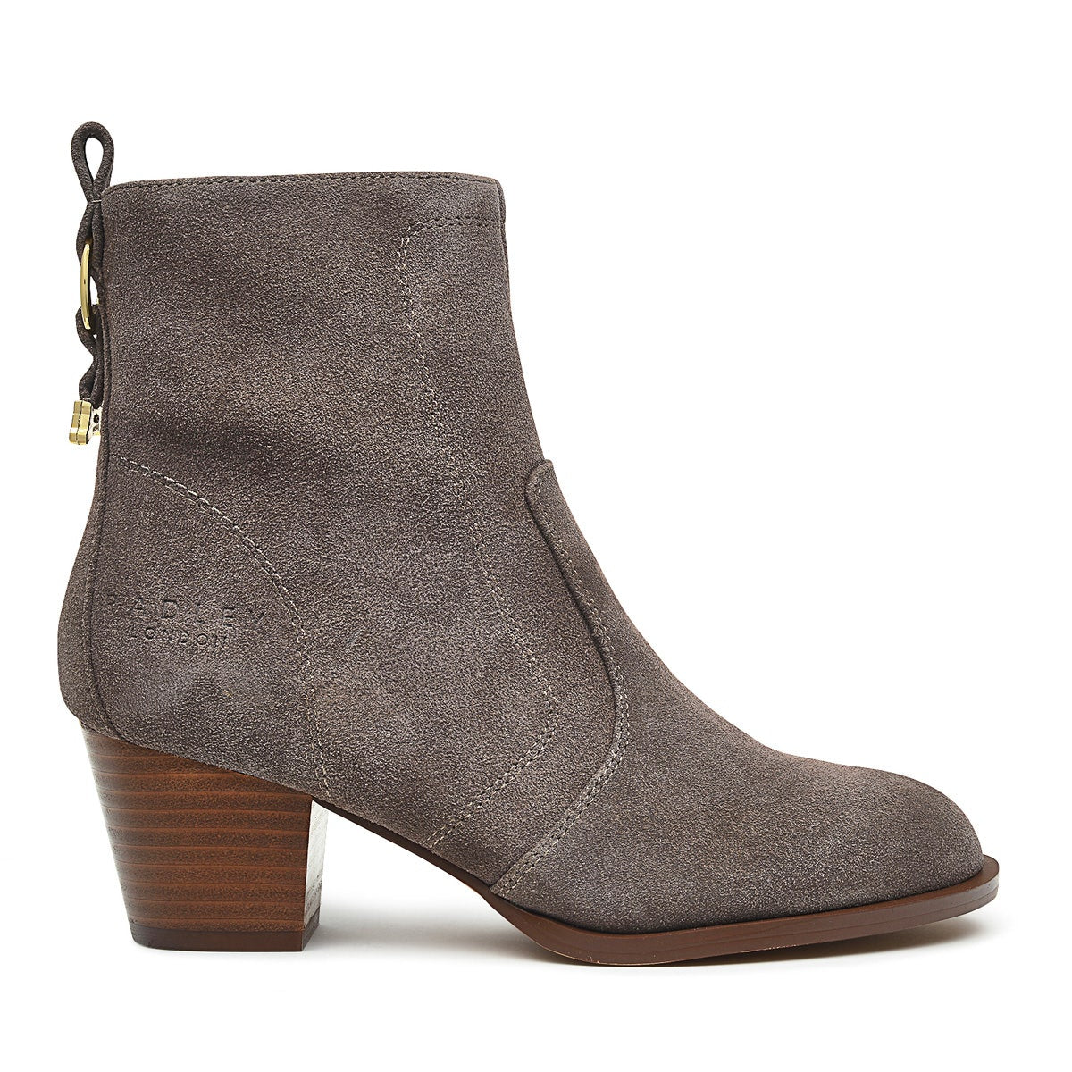 New Row UK 3 / EUR 36 Leather Jeans Boot in Taupe - Q6948251A