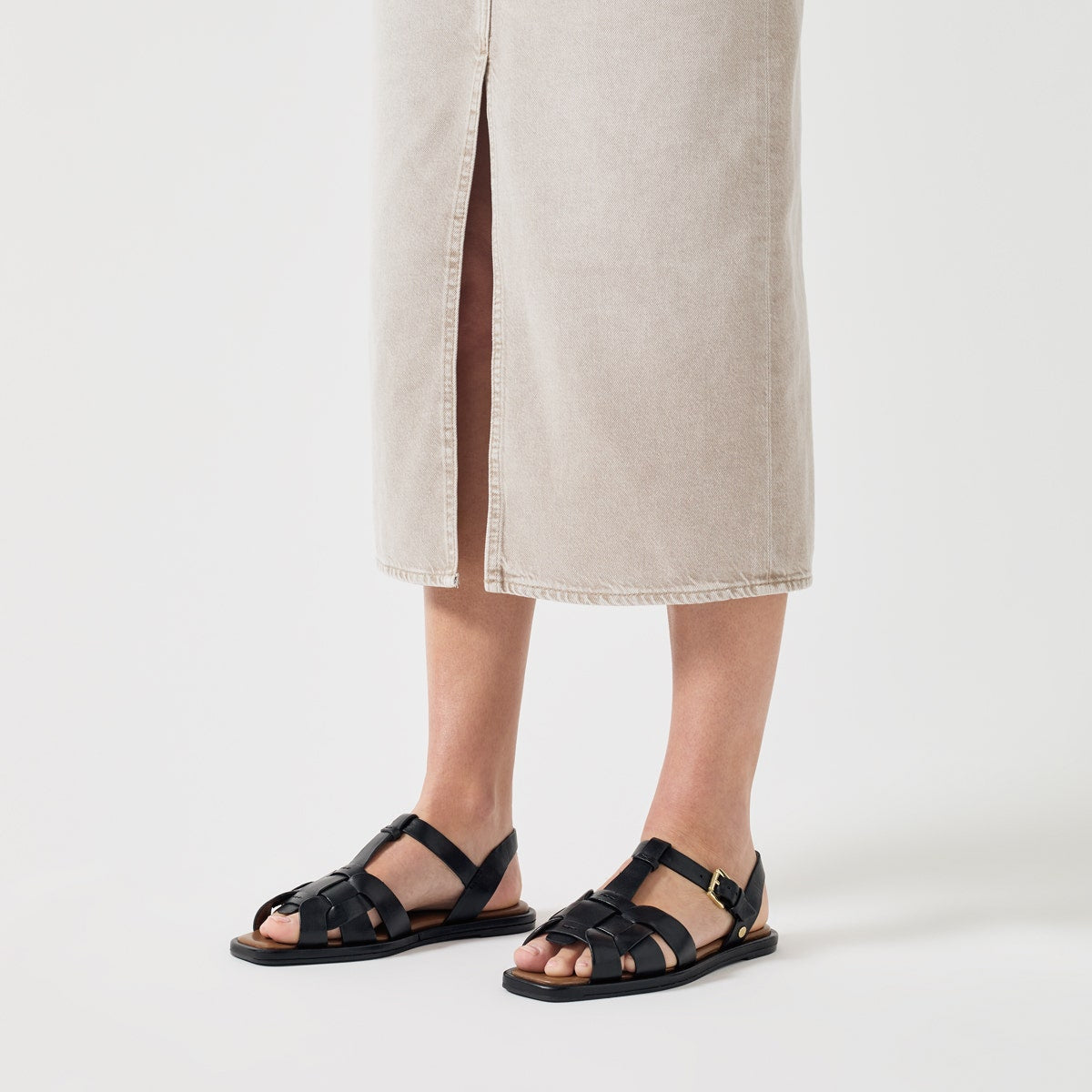 CASTAWAY COVE FISHERMAN SANDAL BLACK