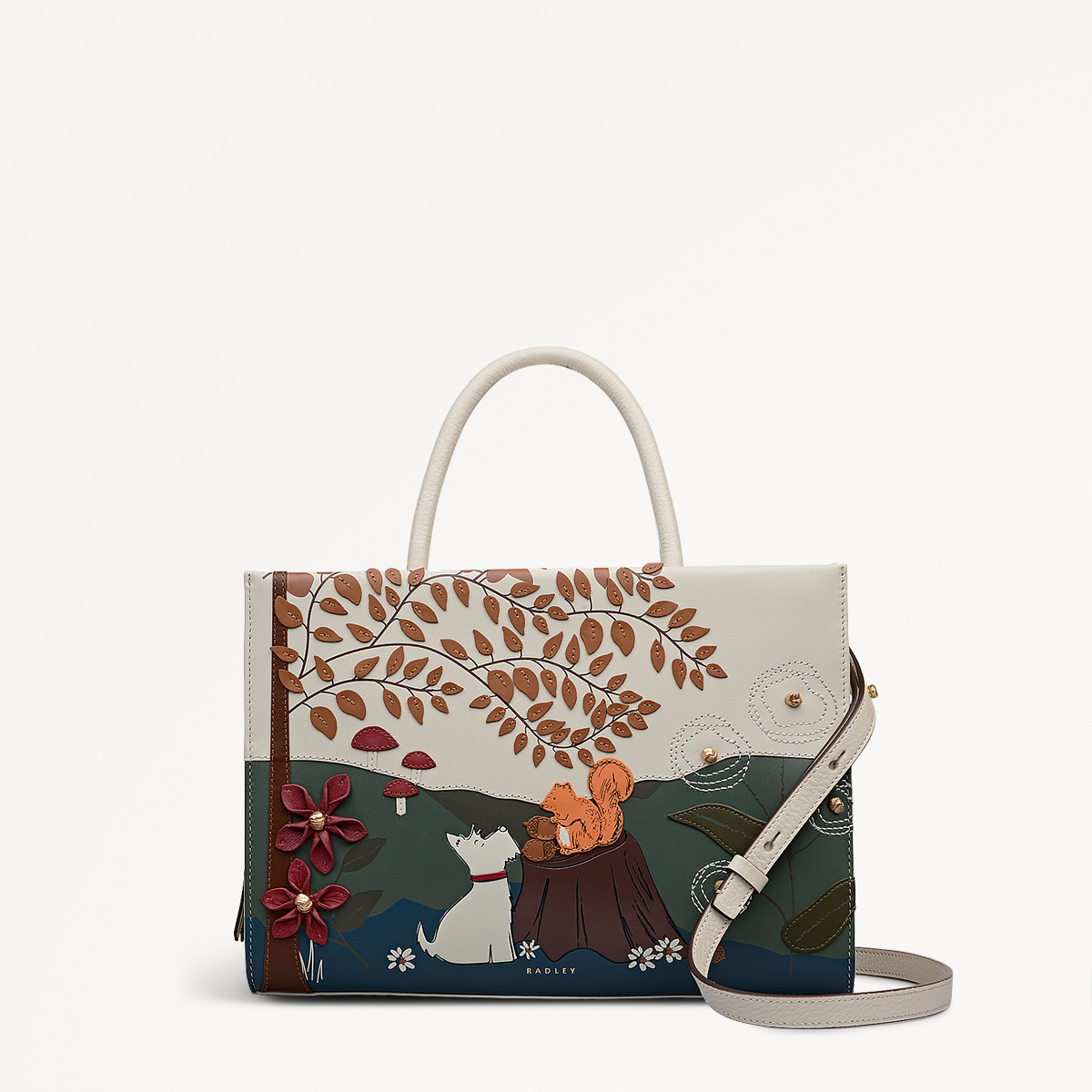 Autumn Leaves Medium Ziptop Grab