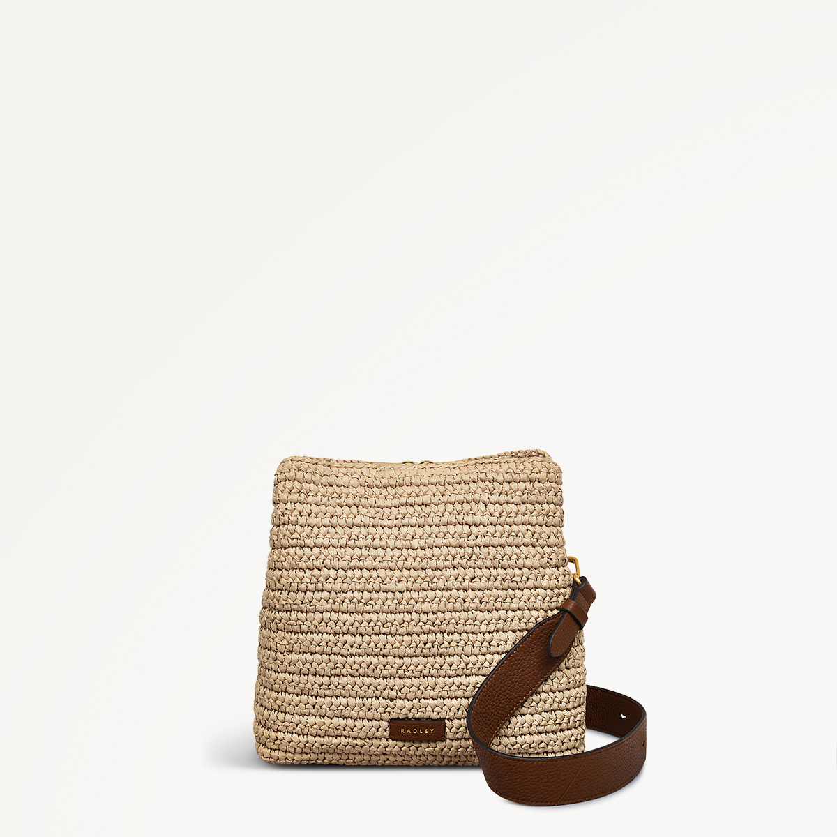 Dukes Place - Crochet Medium Compartment Cross Body Natural