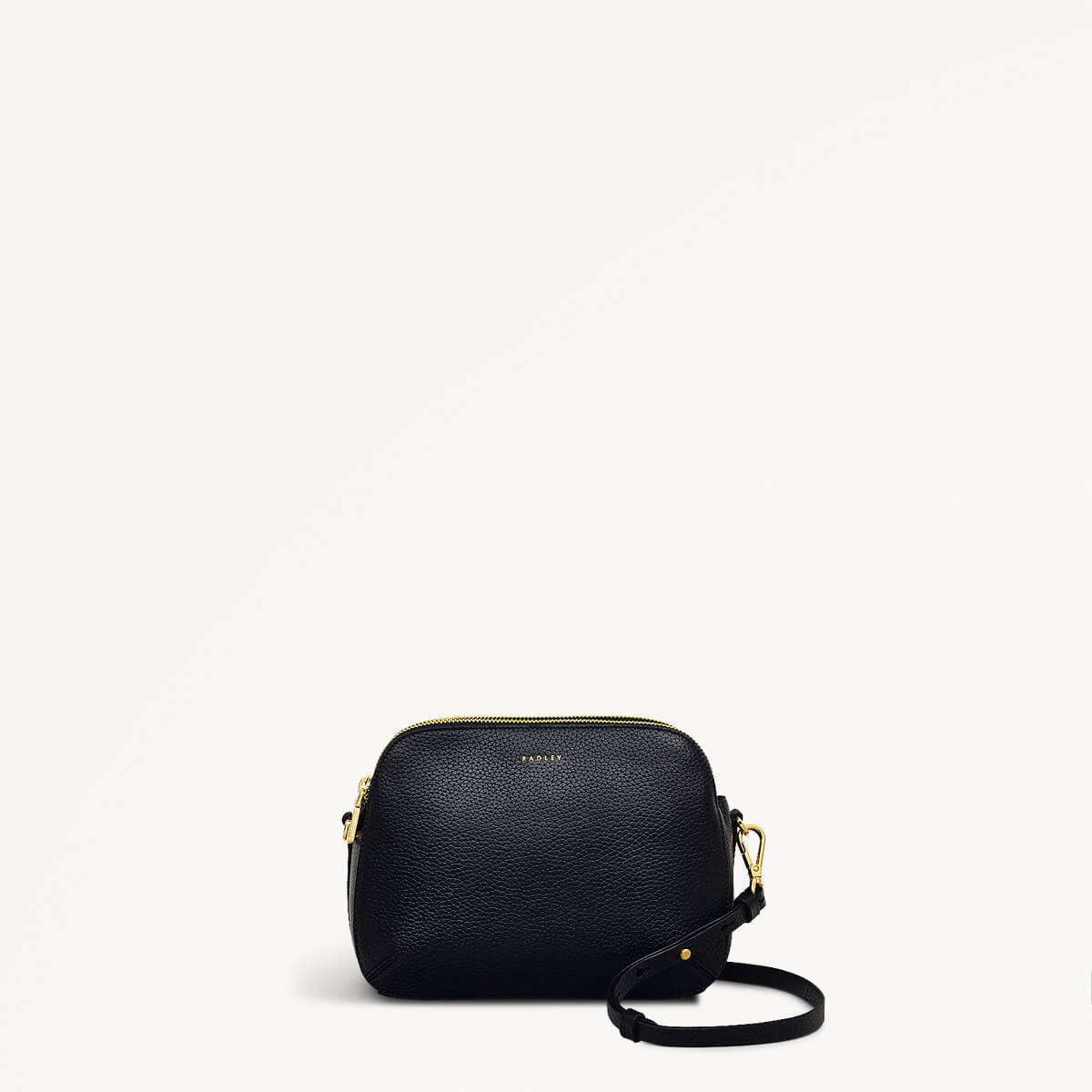 Dukes Place Medium Ziptop Crossbody Black