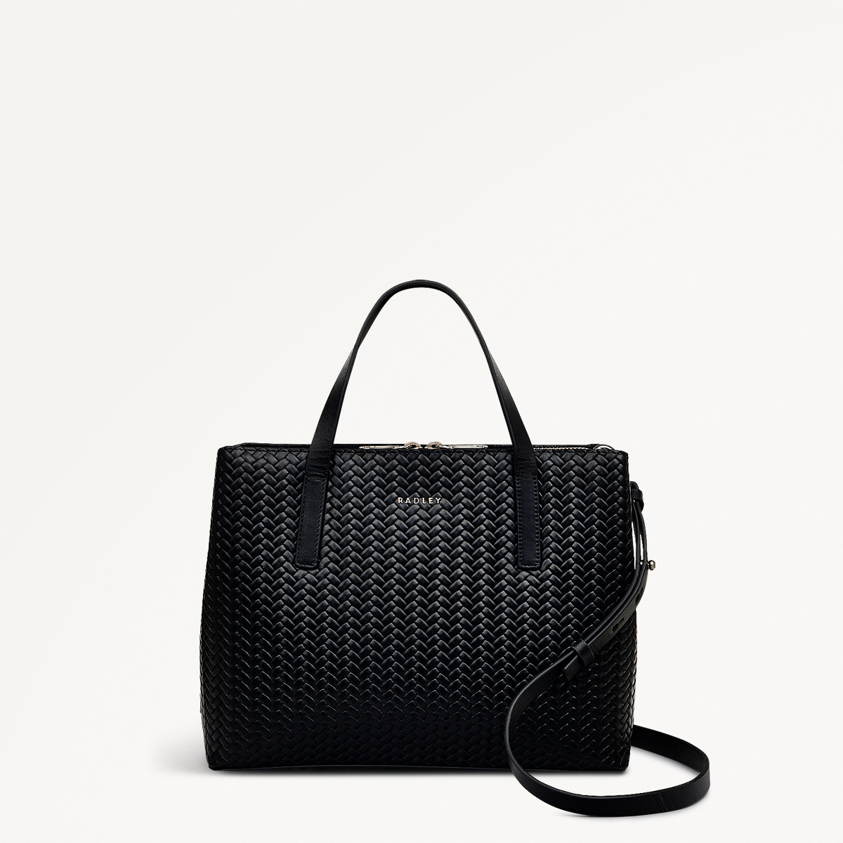 Dukes Place Medium Zip-Top Grab Black