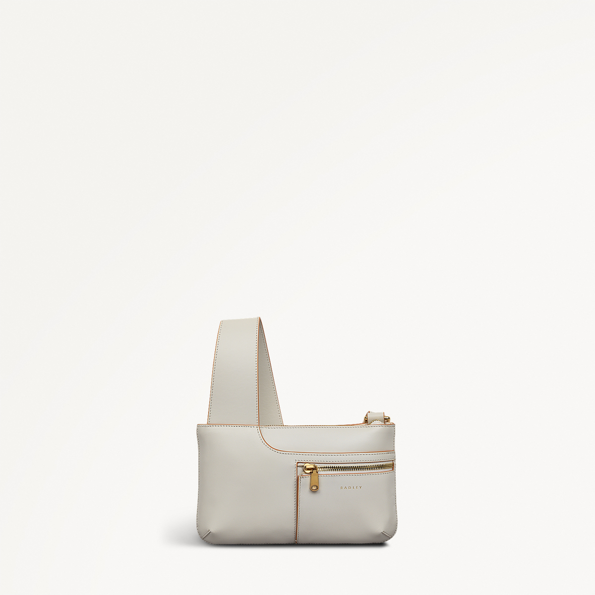 Pockets Mini Ziptop Crossbody Chalk