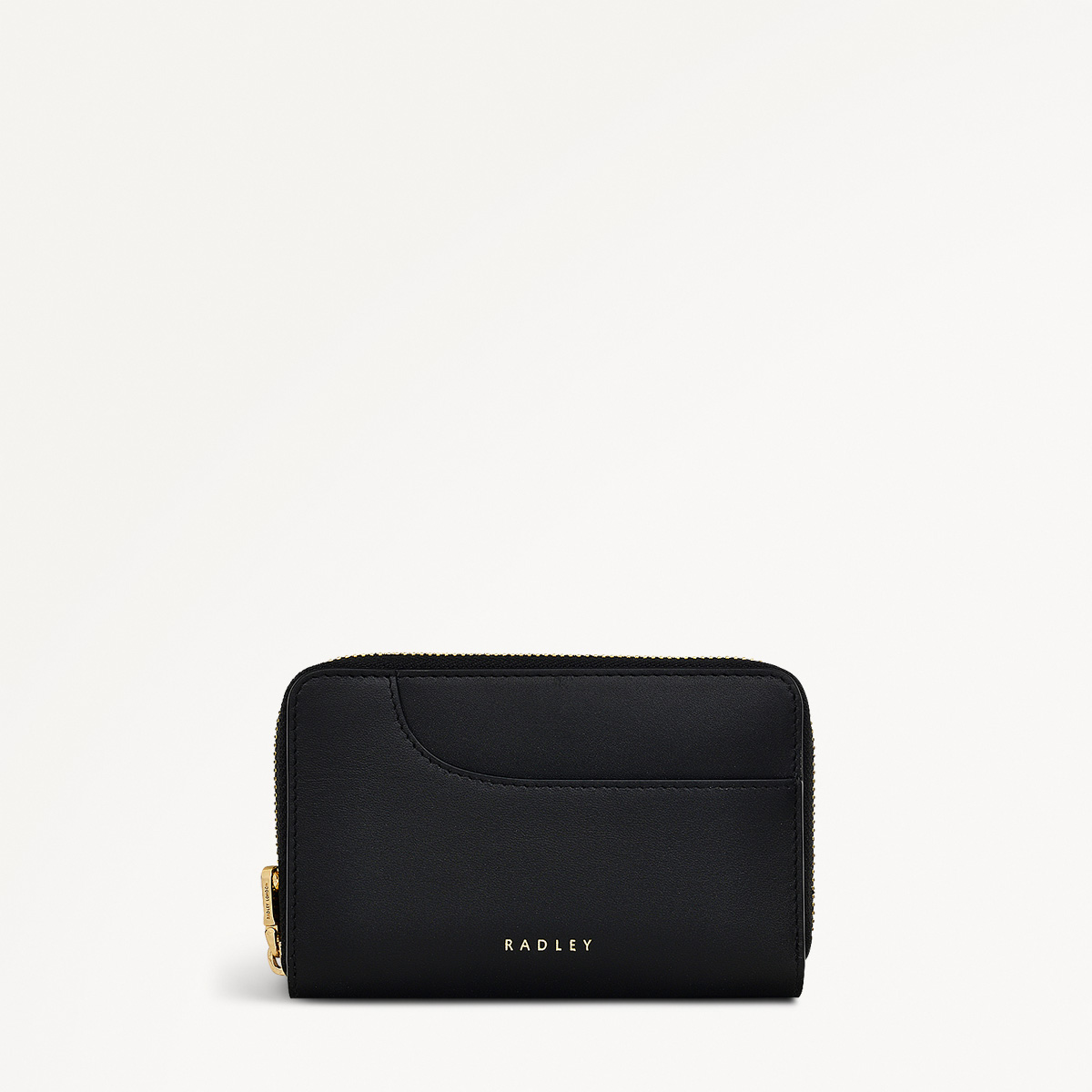 Pockets Medium Zip Around Purse Black