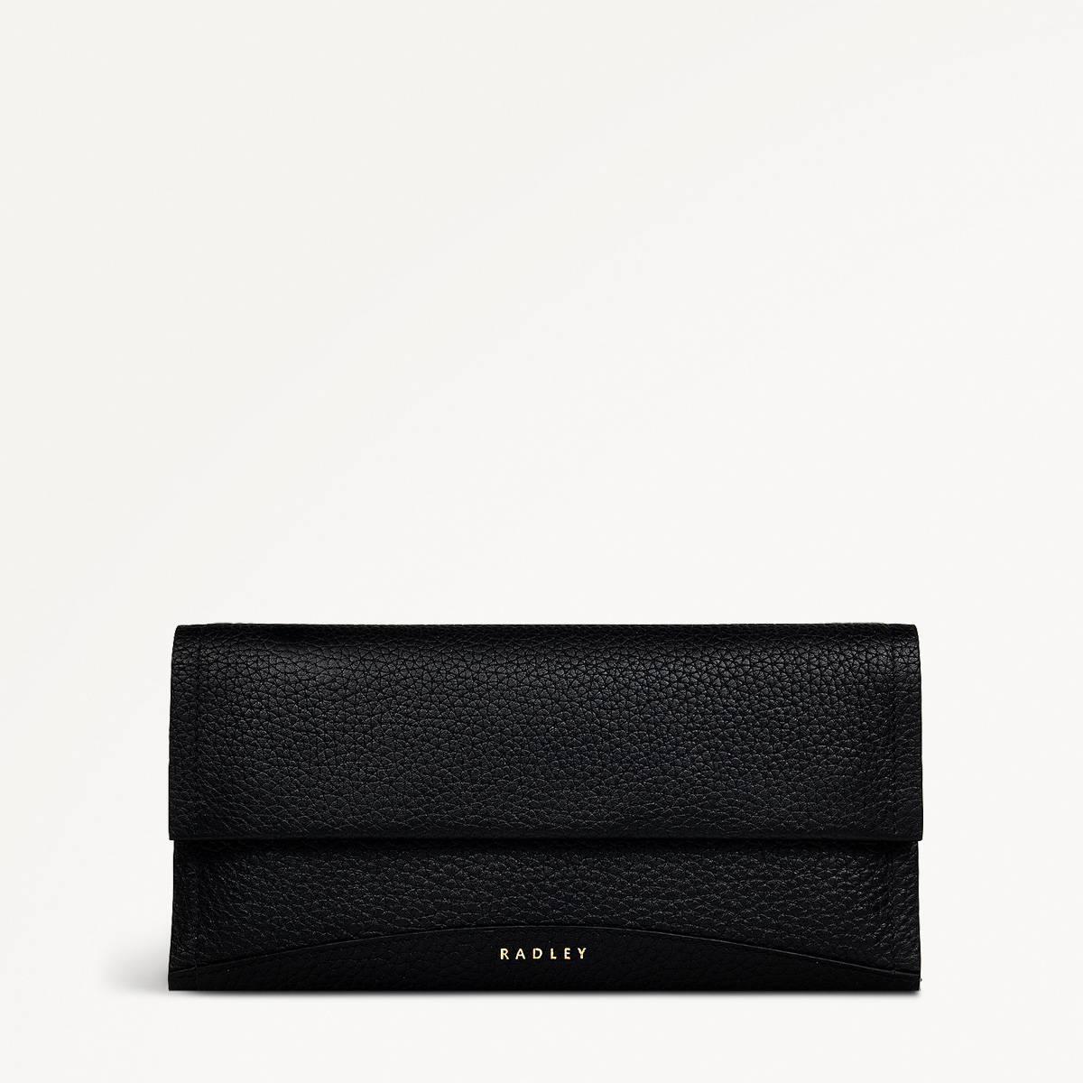 The Chancery Large Flapover Purse Black
