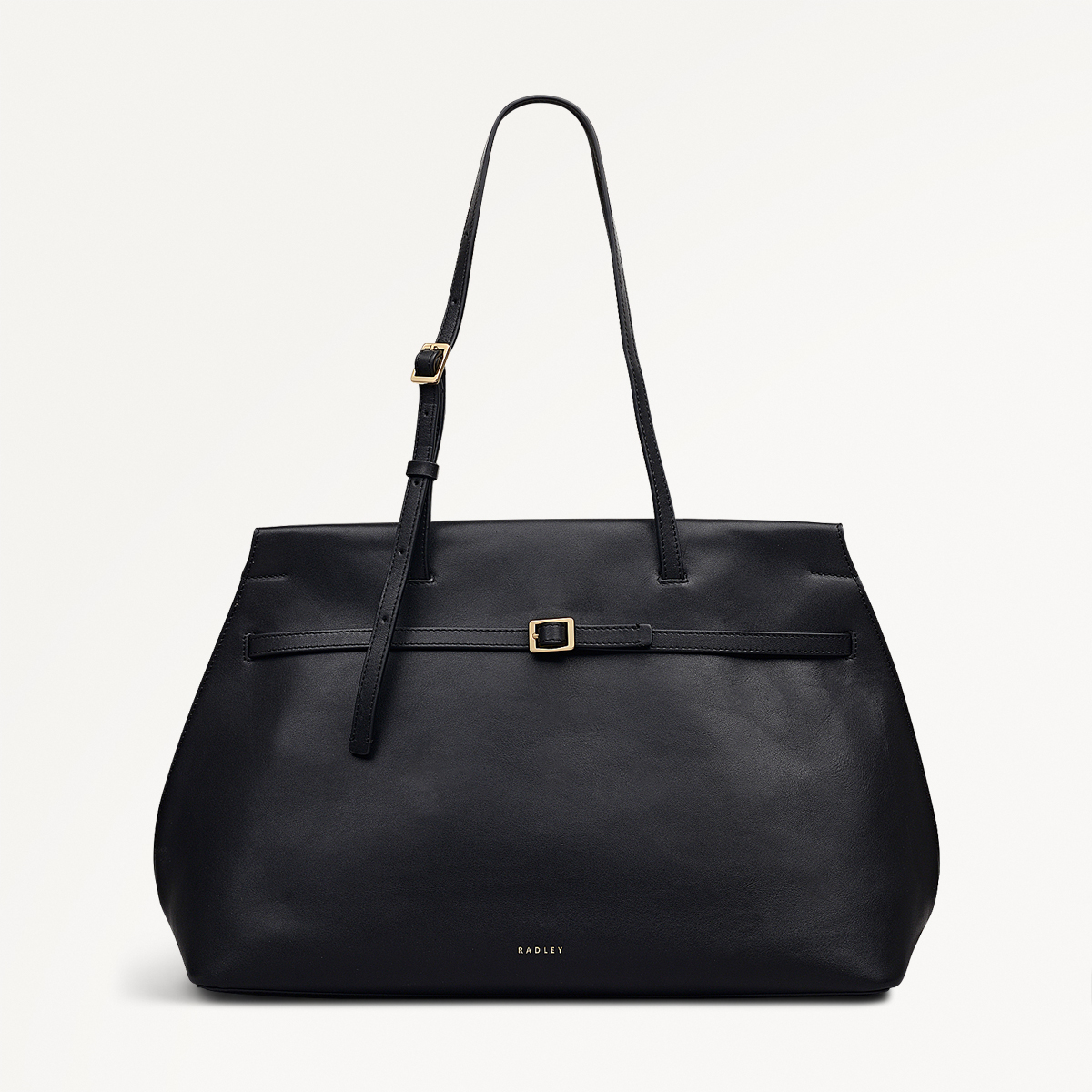 The Christina Large Ziptop Shoulder Black