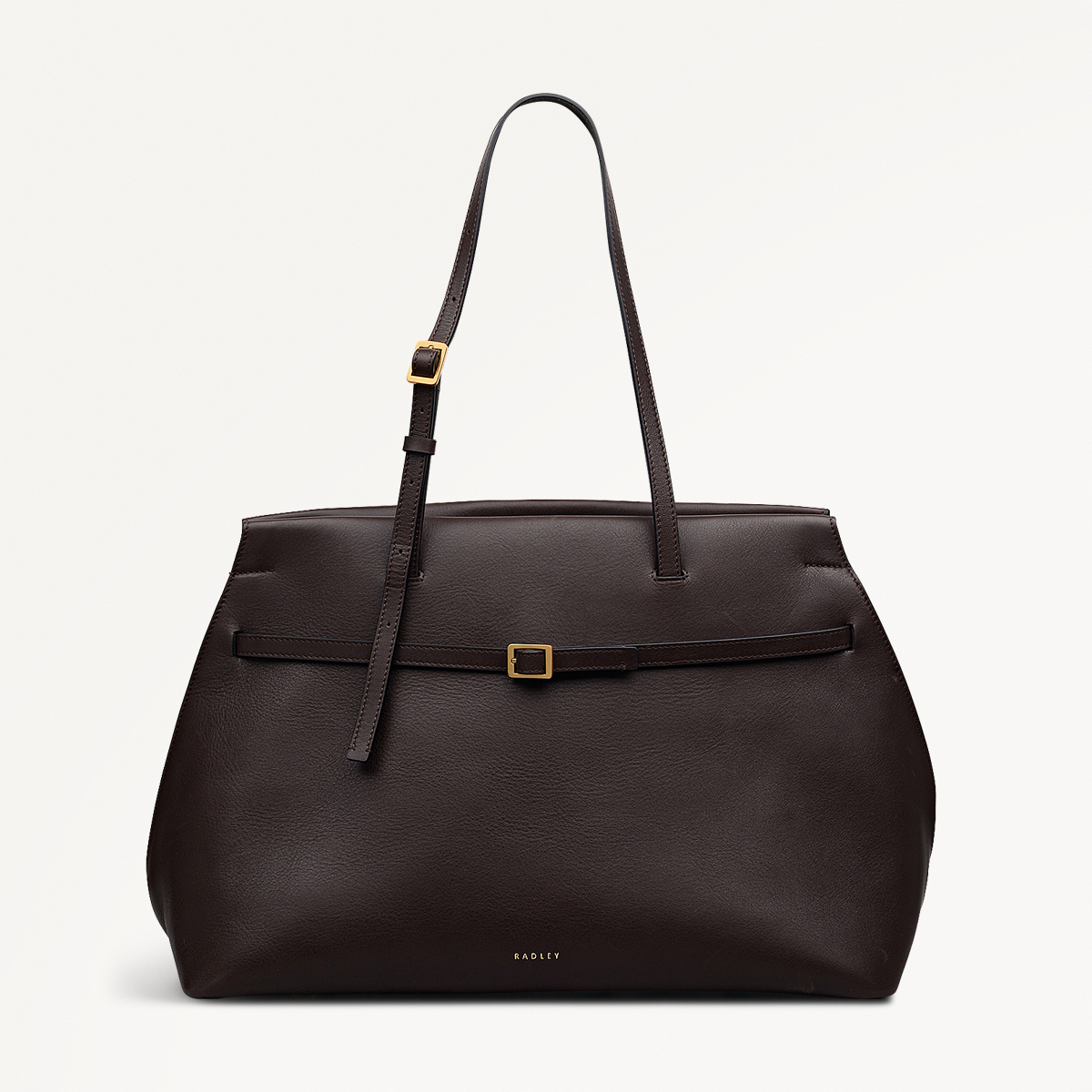 The Christina Large Ziptop Shoulder Dark Oak