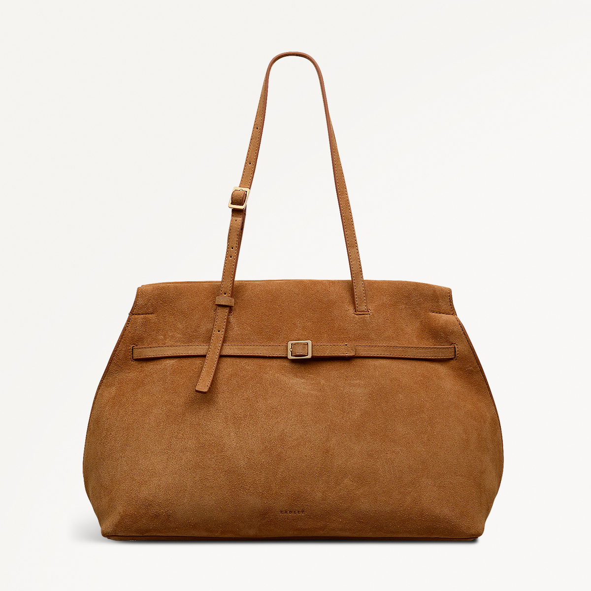 The Christina Large Ziptop Shoulder Toffee