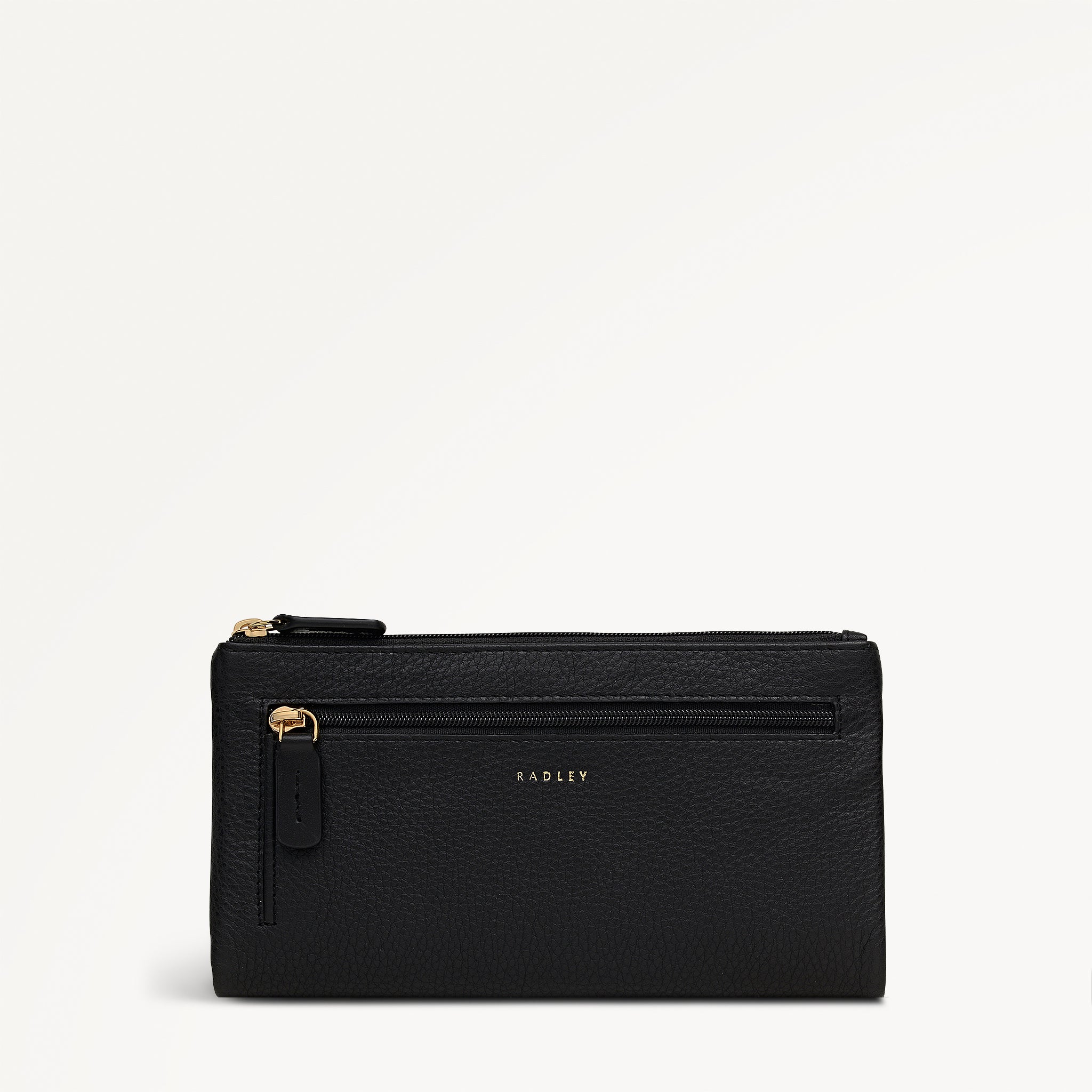 Larkswood Leather Large Bifold Wallet in Black - 10503