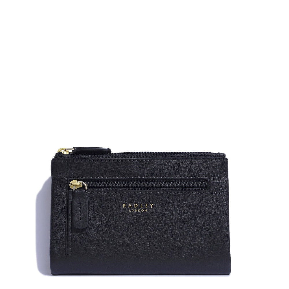 Larkswood Leather Medium Bifold Wallet in Black - 10508