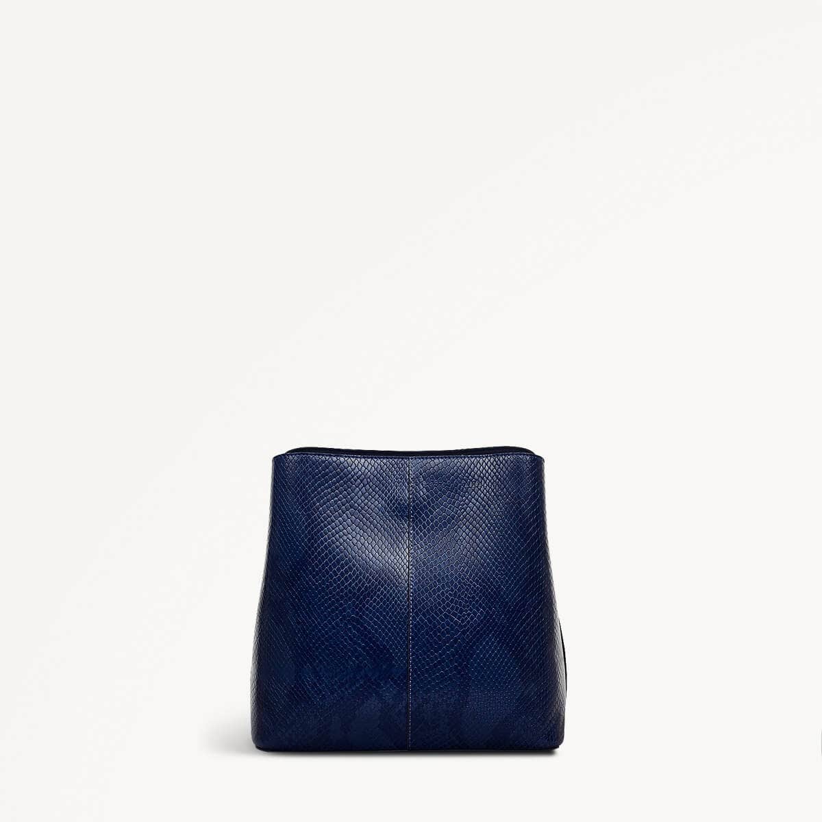 Dukes Place Leather Medium Compartment Crossbody Bag in Evenfall - 110154